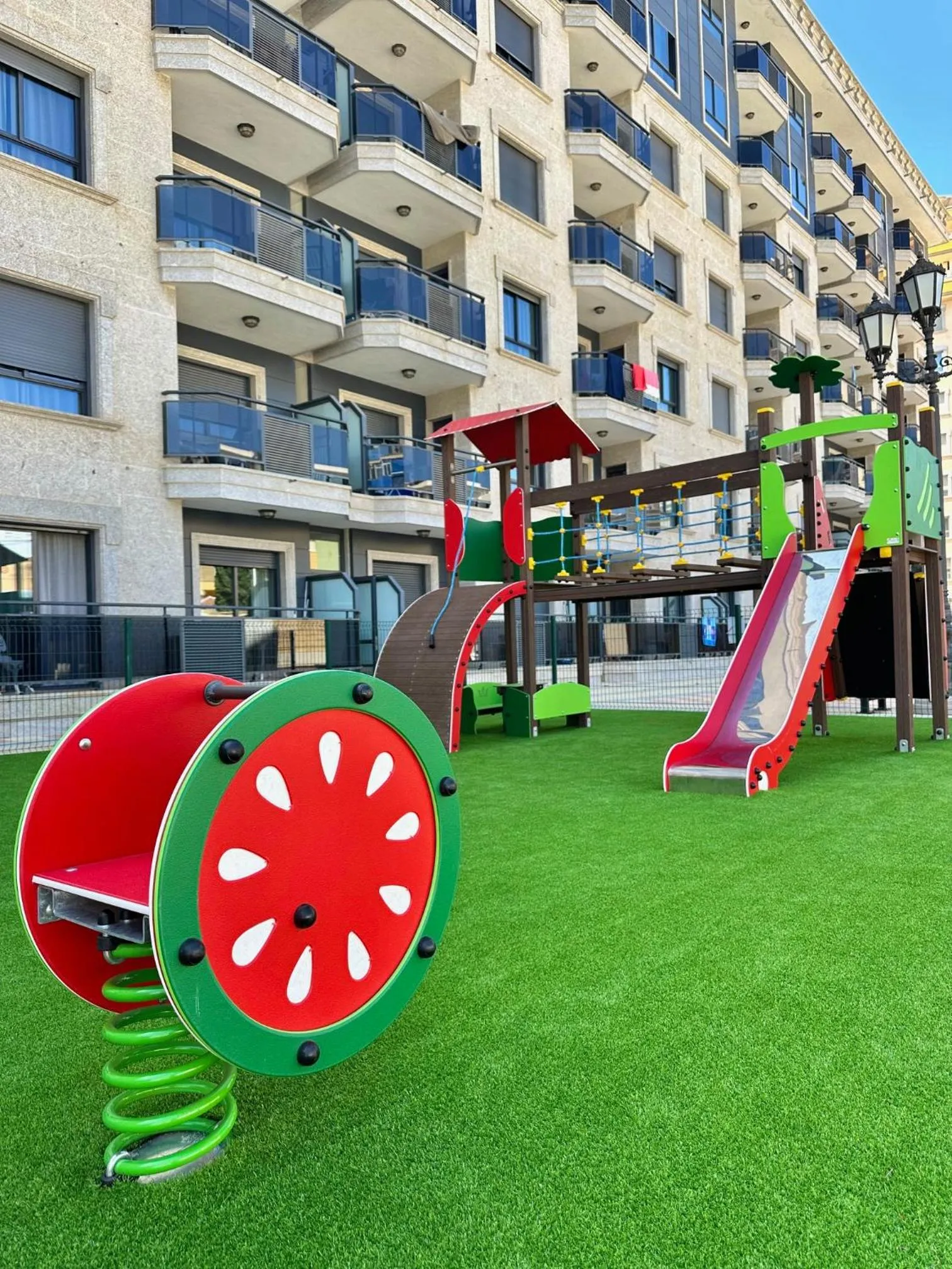 Children play ground in Apartamentos Nuriasol