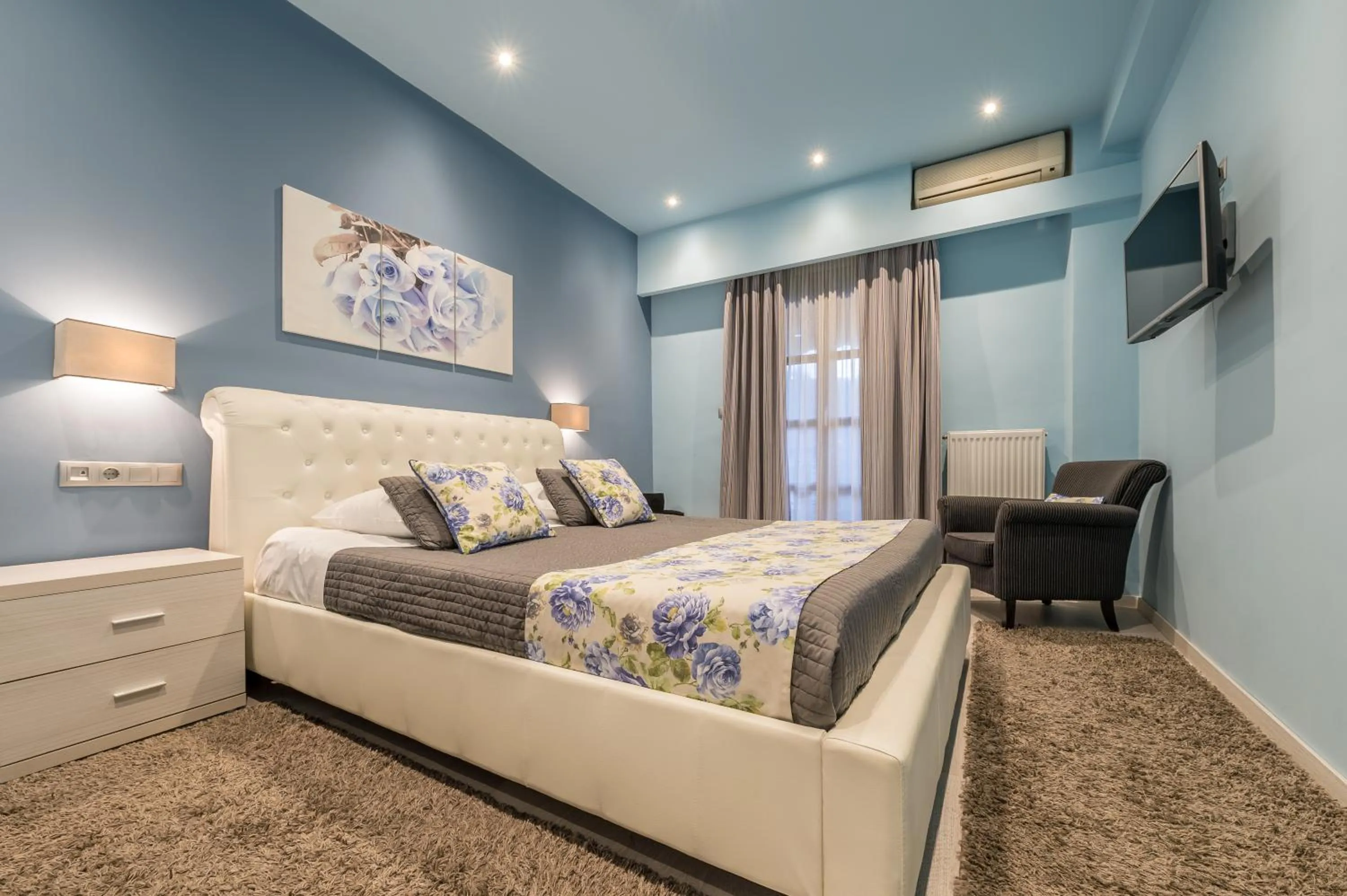 Bedroom, Bed in Filoxenia Hotel & Spa