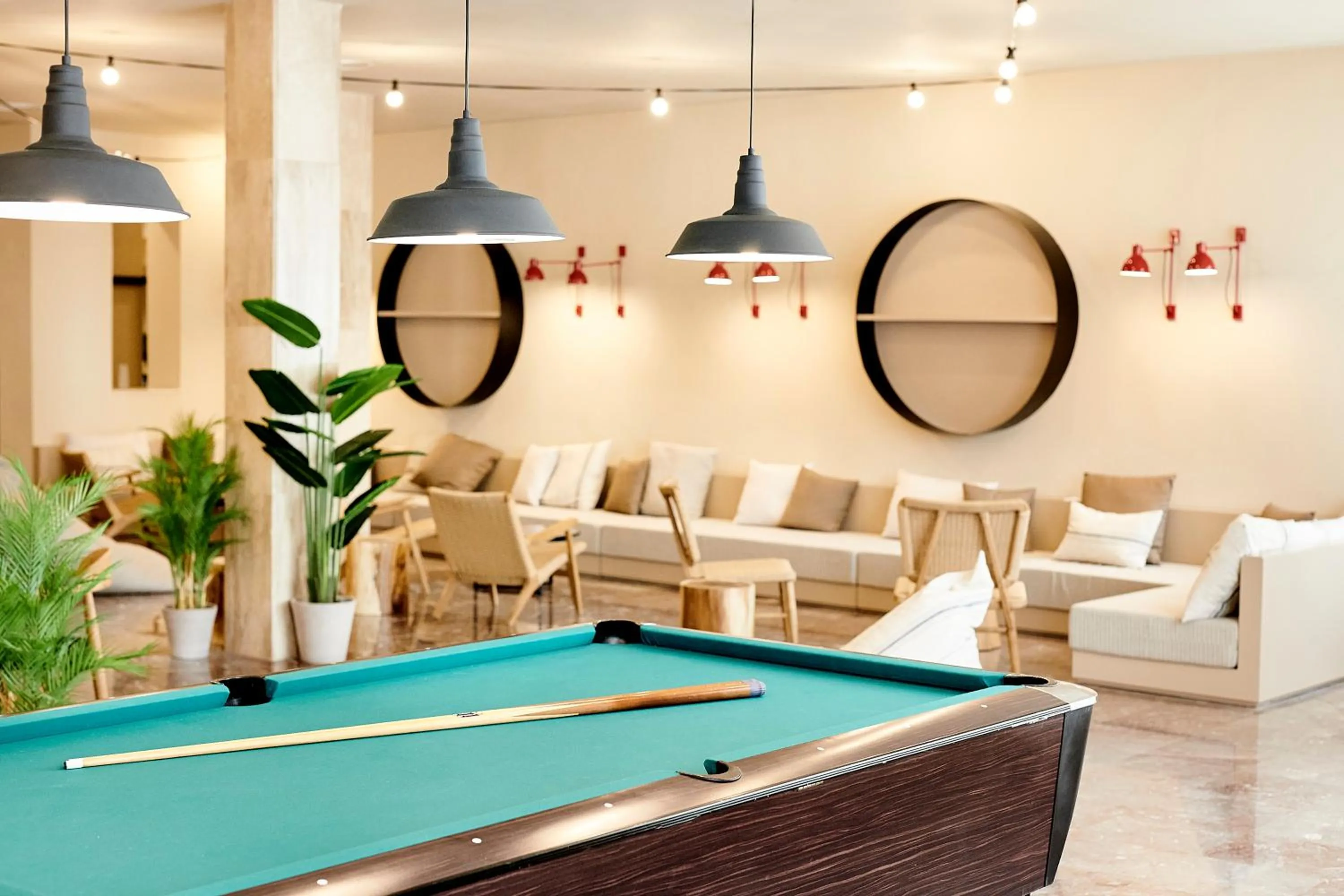 Billiard in tent Torremolinos