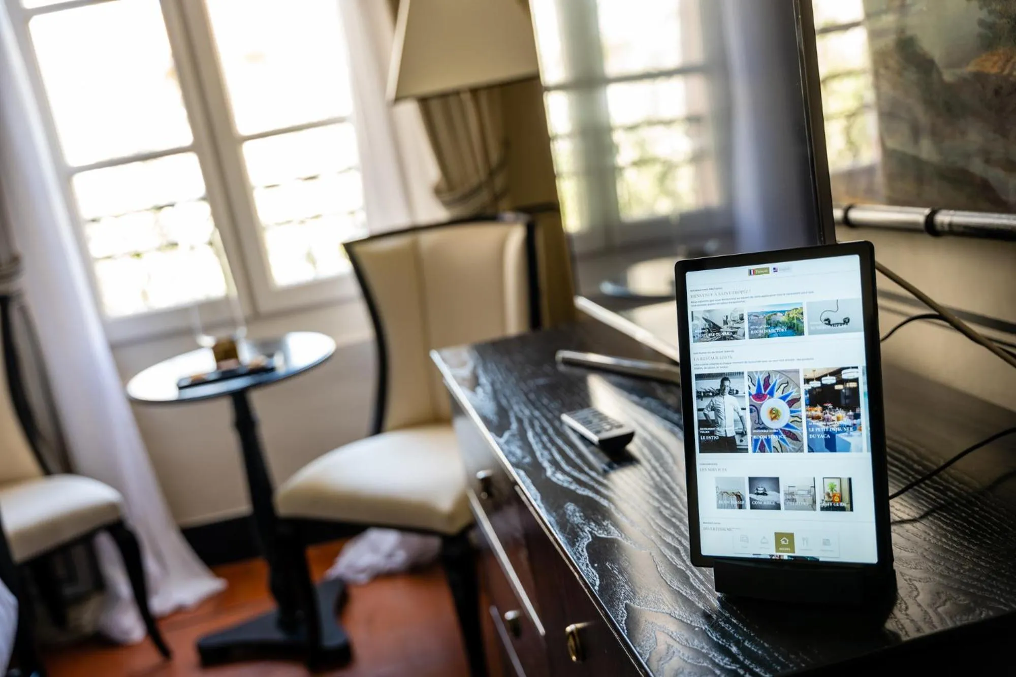 Bedroom in Le Yaca Saint-Tropez