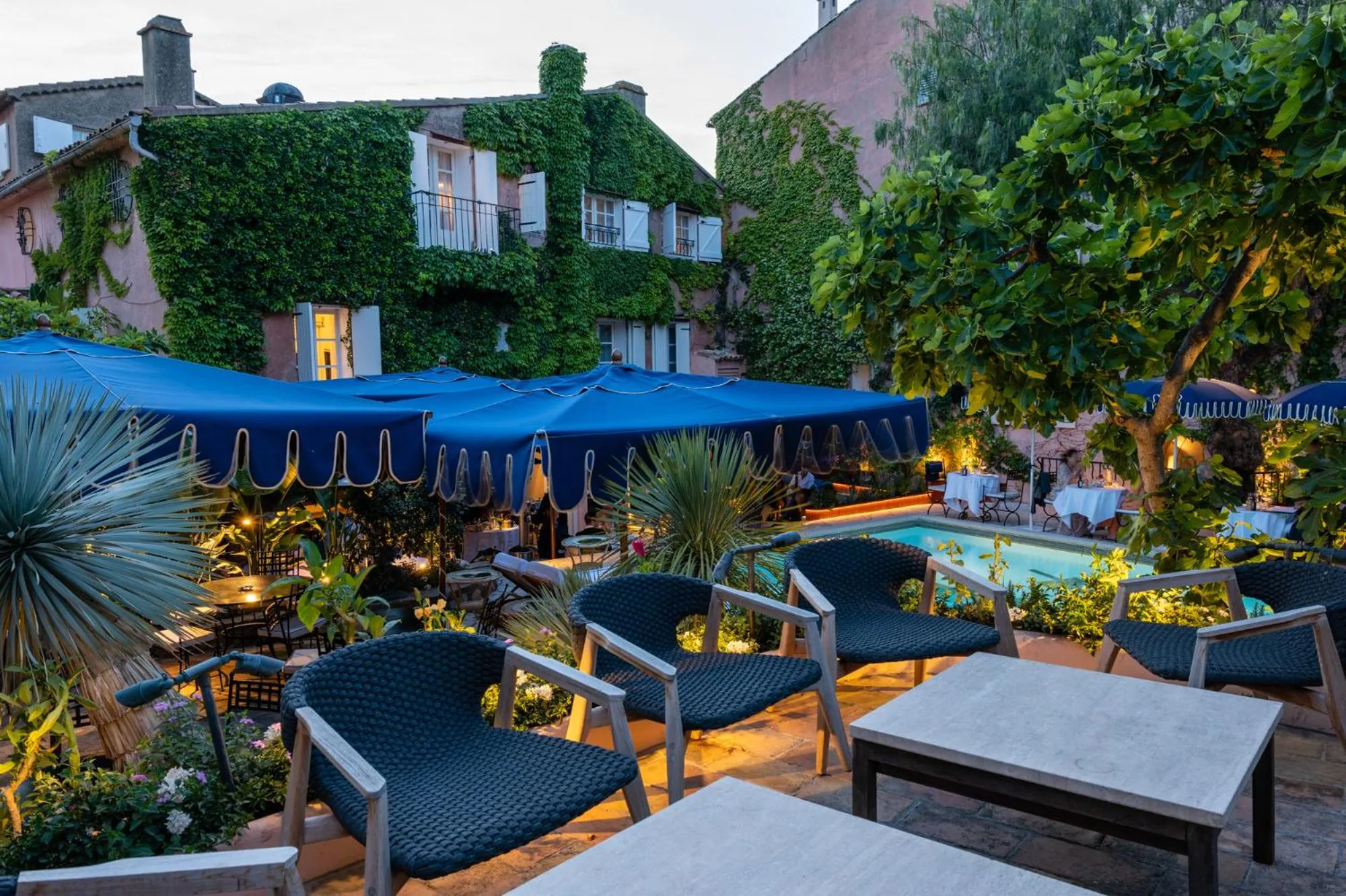 Patio in Le Yaca Saint-Tropez