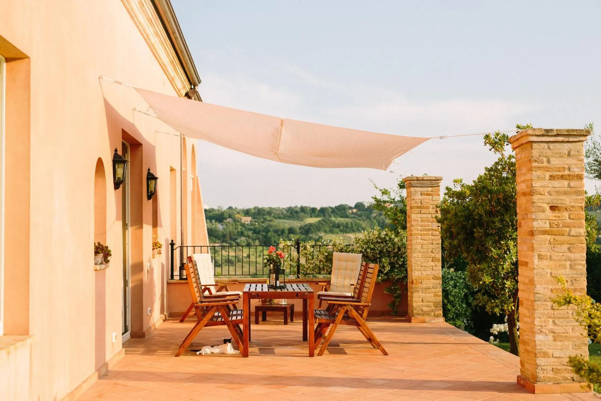 Patio in Nontiscordardimé B&B Villa Agriturismo