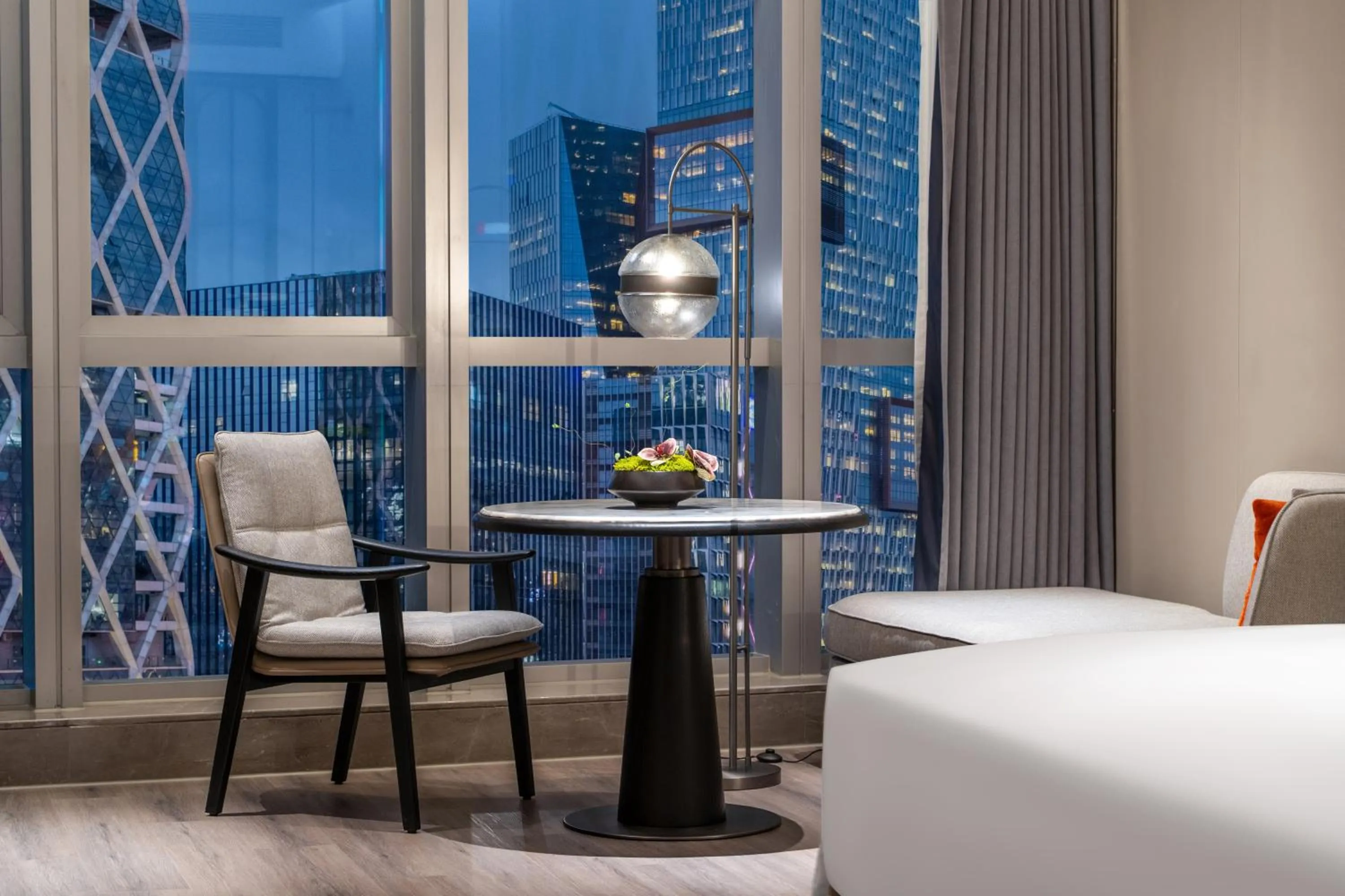 Bed in UrCove by Hyatt Shenzhen Bay Mixc