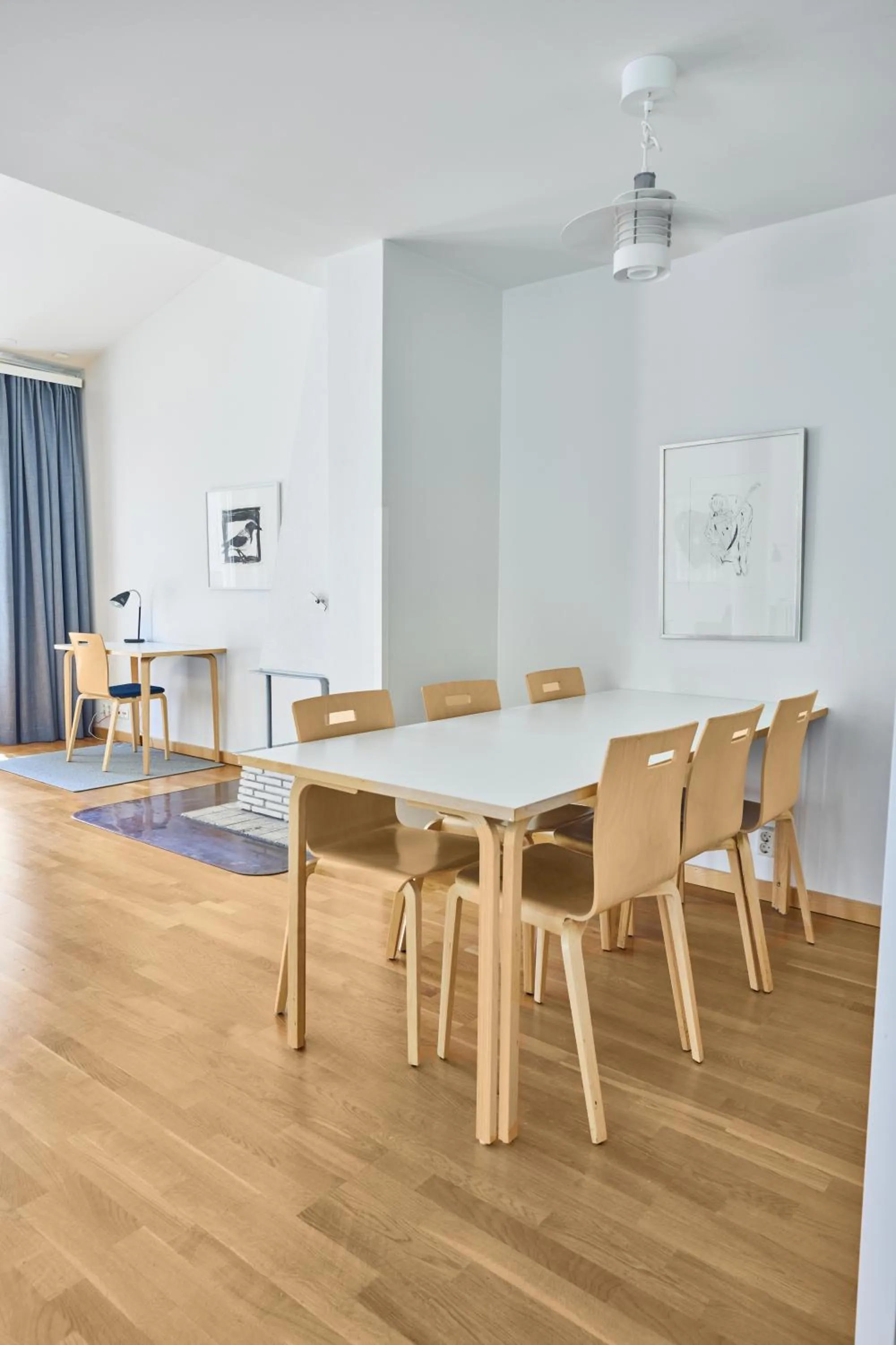 Living room in Töölö Towers