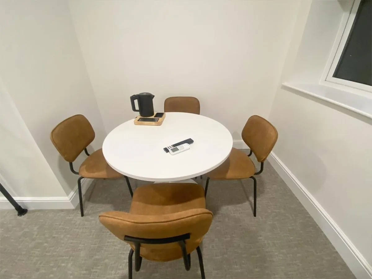 Seating area in Hilltop Haven