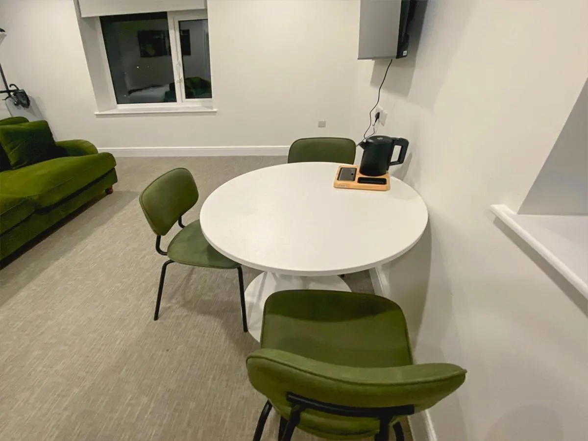 Seating area in Hilltop Haven