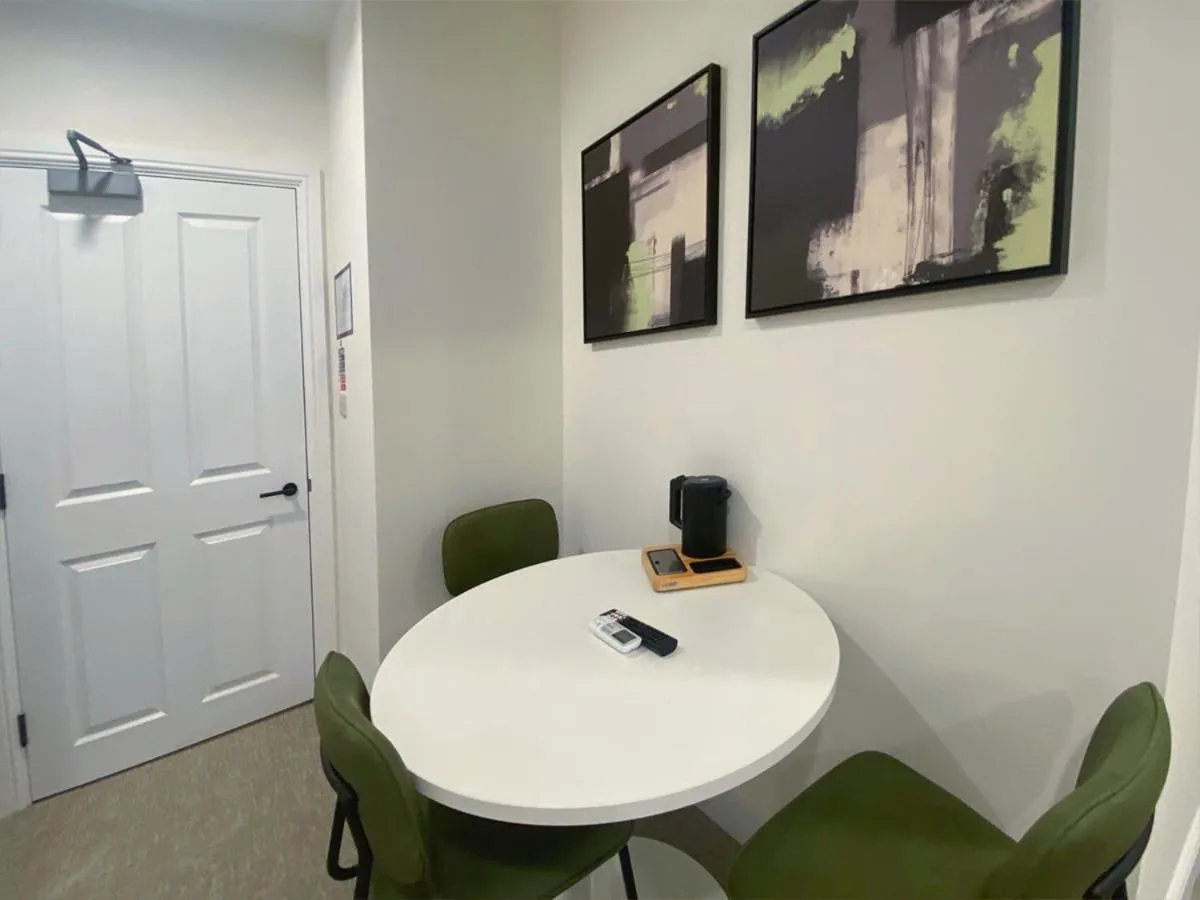 Seating area in Hilltop Haven