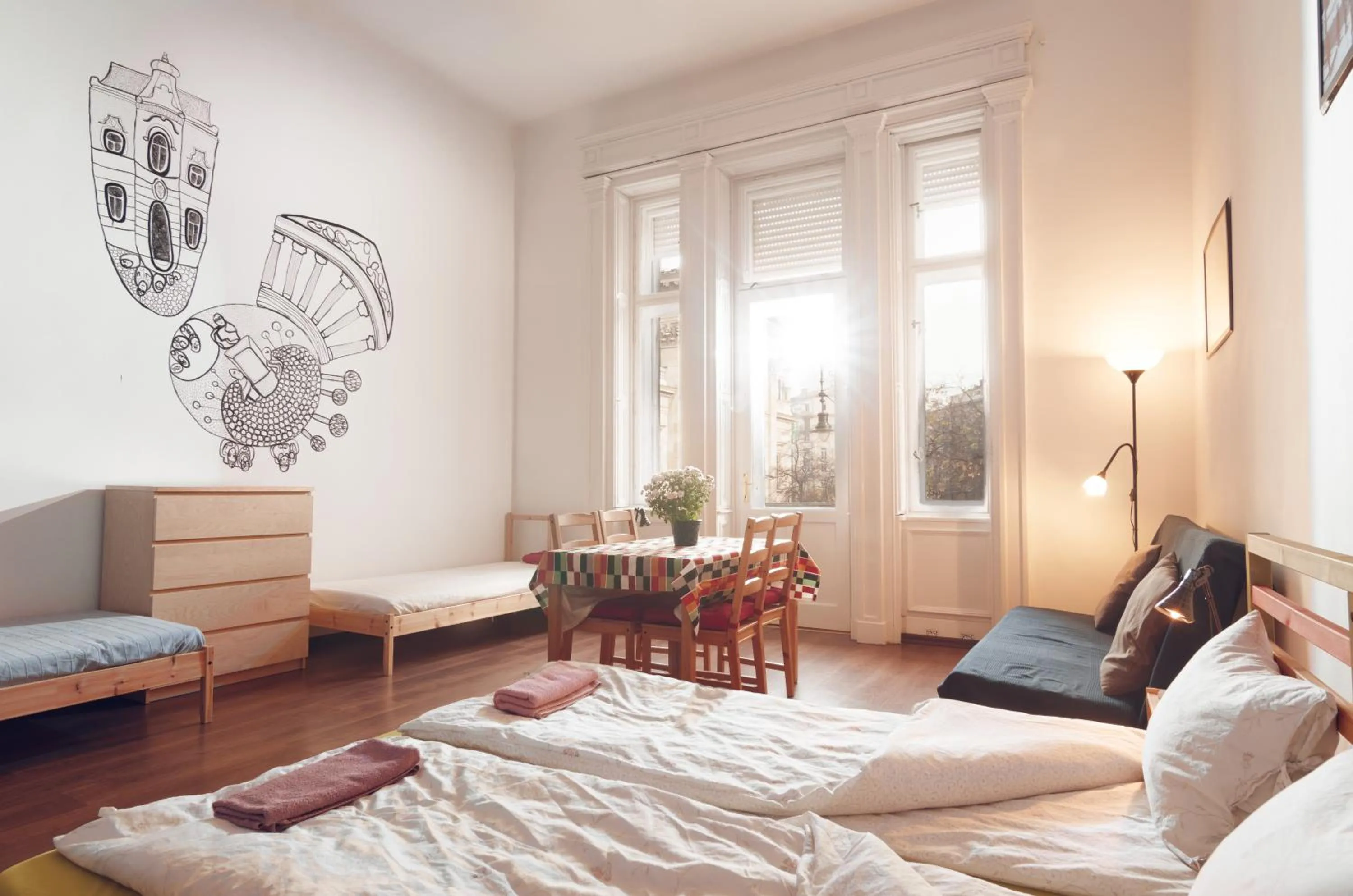 Bed in Pal's Hostel and Apartments