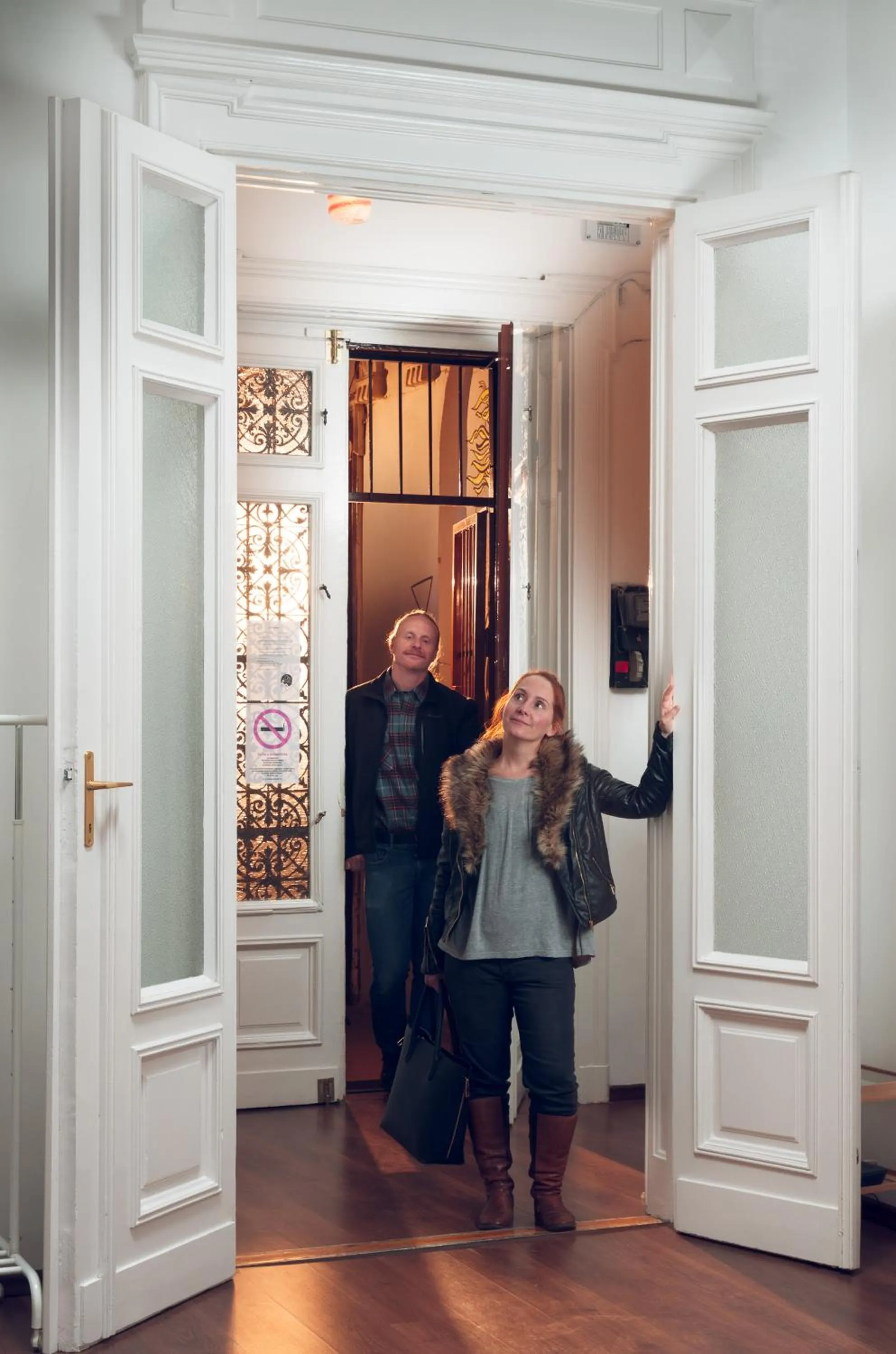 Decorative detail in Pal's Hostel and Apartments