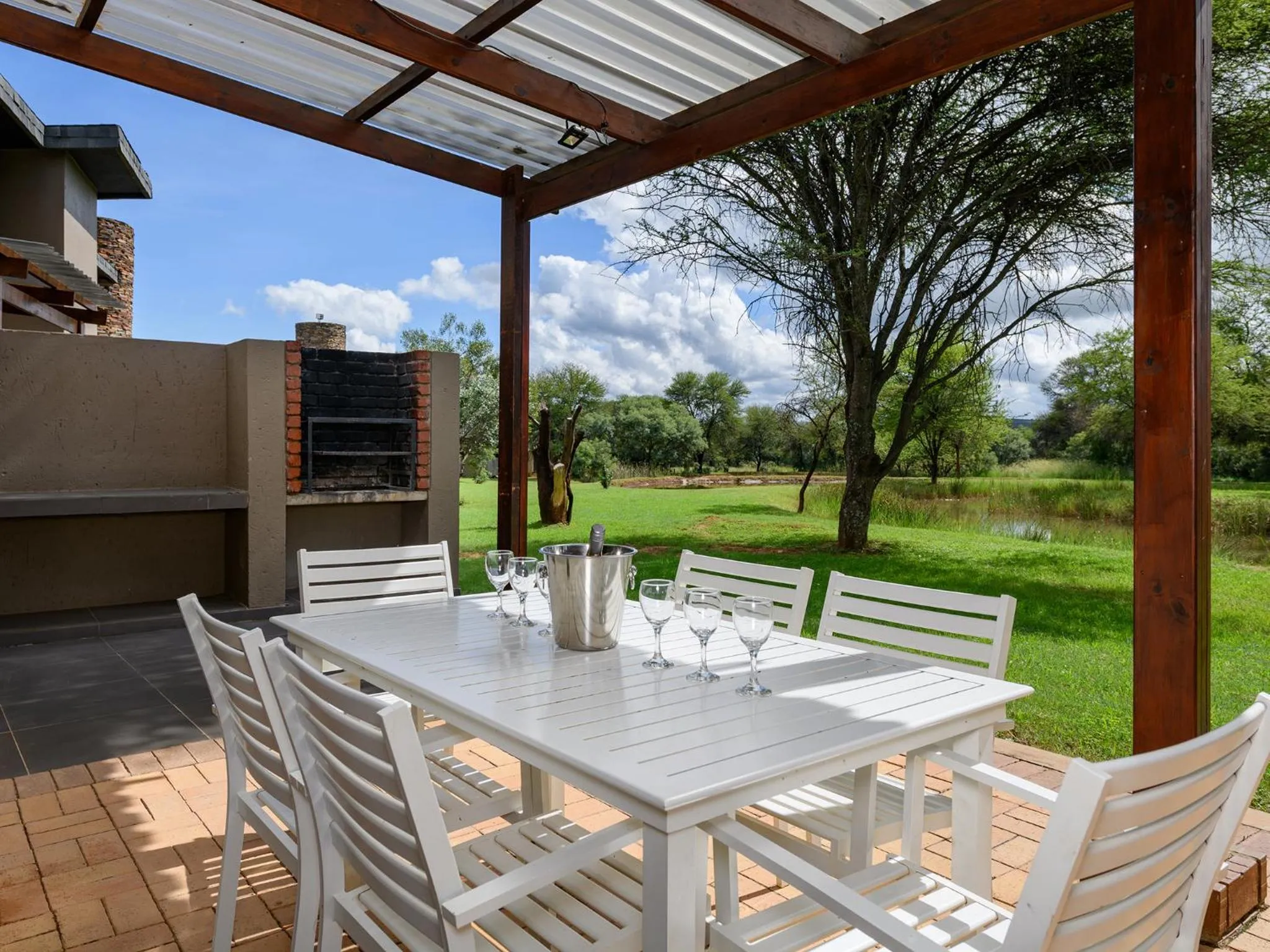 Patio in Monomotapa Village