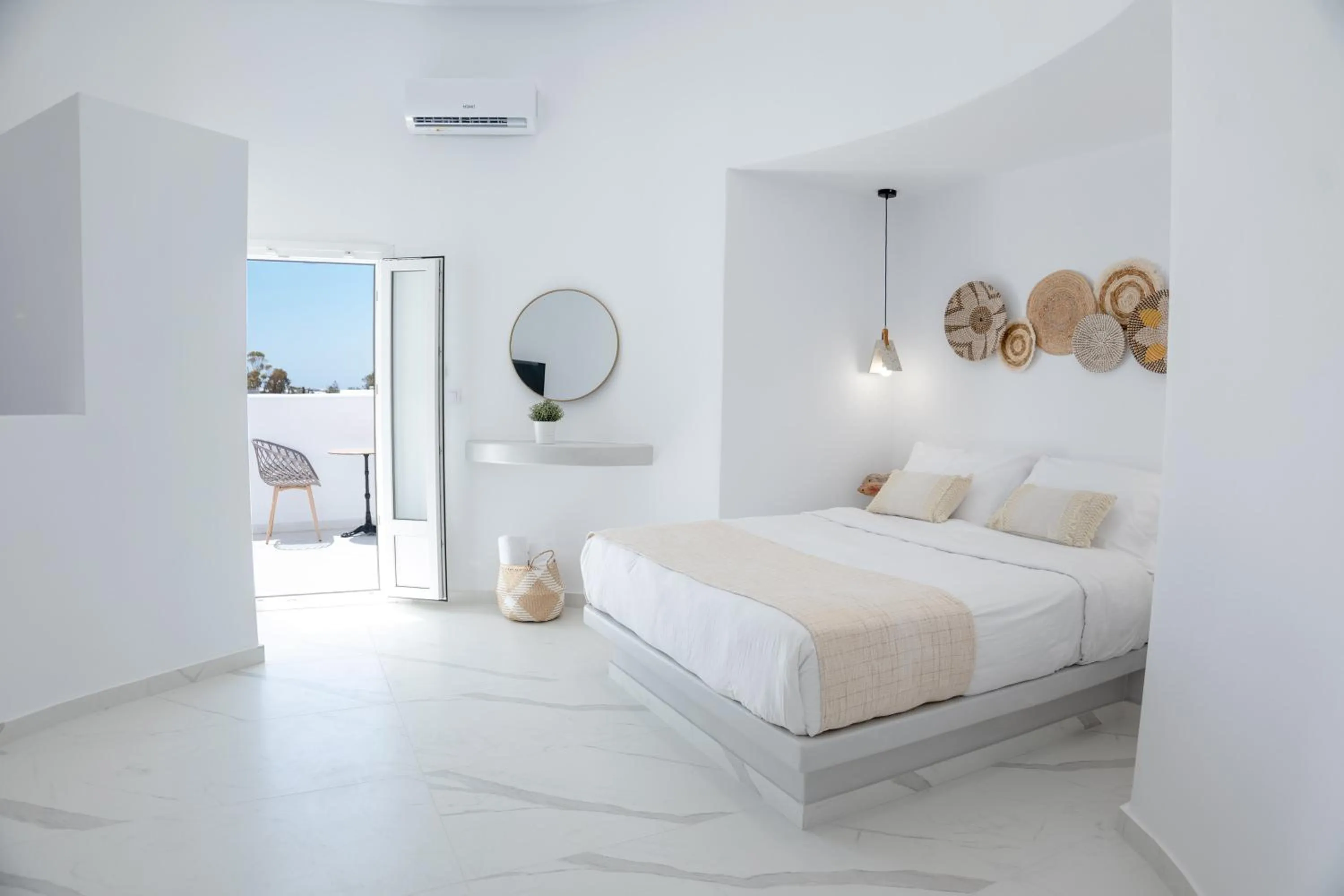 Balcony/Terrace, Bed in Kýma Perissa