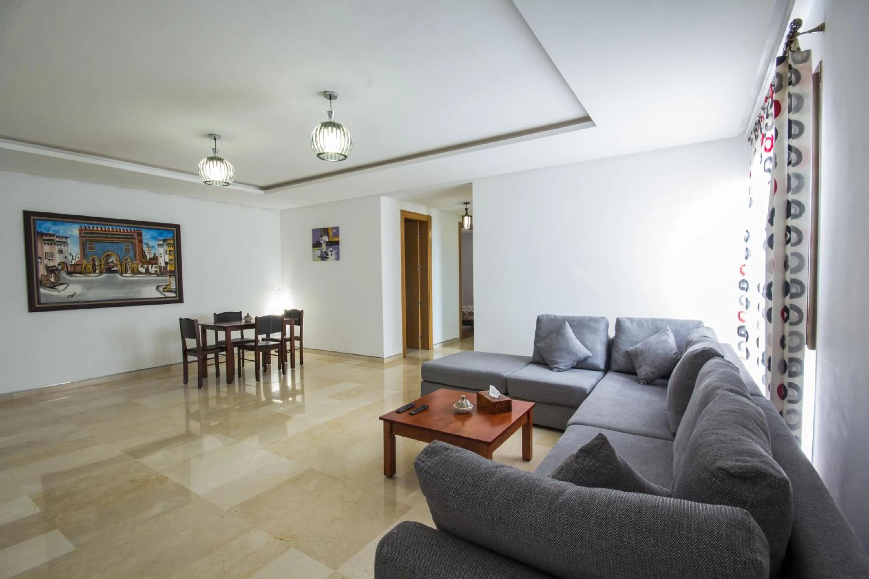Living room in Marina Rabat Suites & Apartments