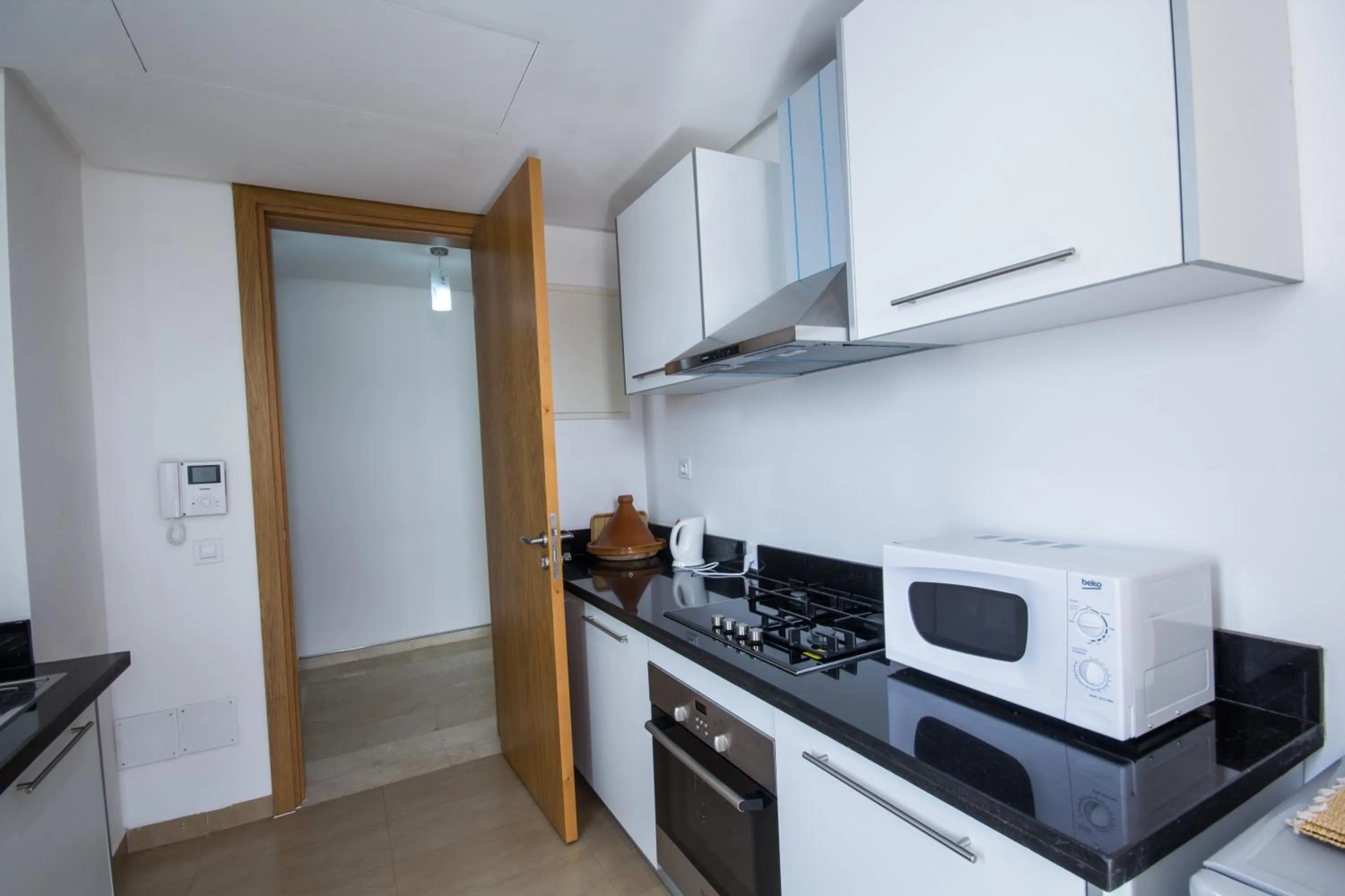 Kitchen or kitchenette in Marina Rabat Suites & Apartments