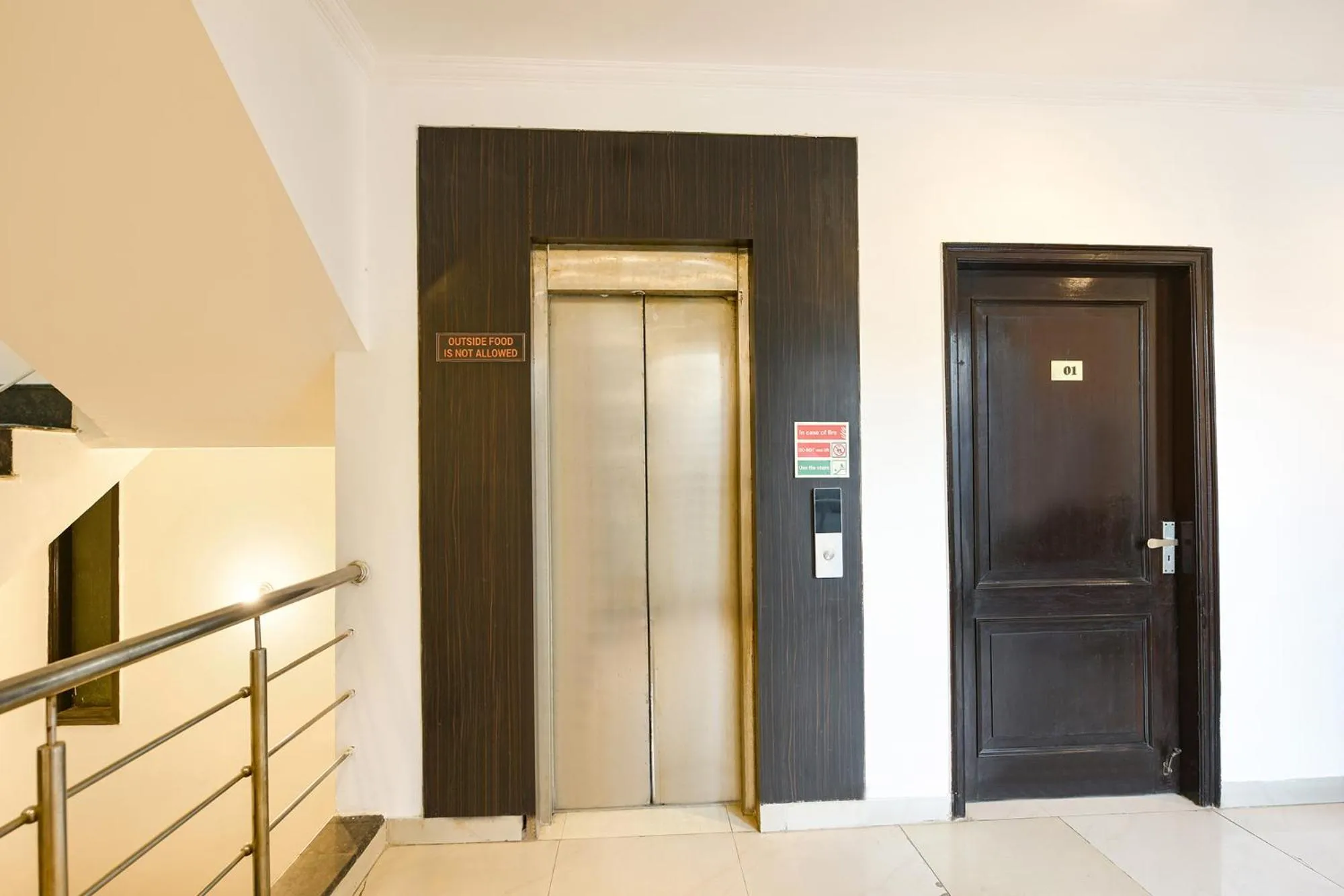 elevator in FabHotel Velvet Suites Near Millennium City Centre Gurugram
