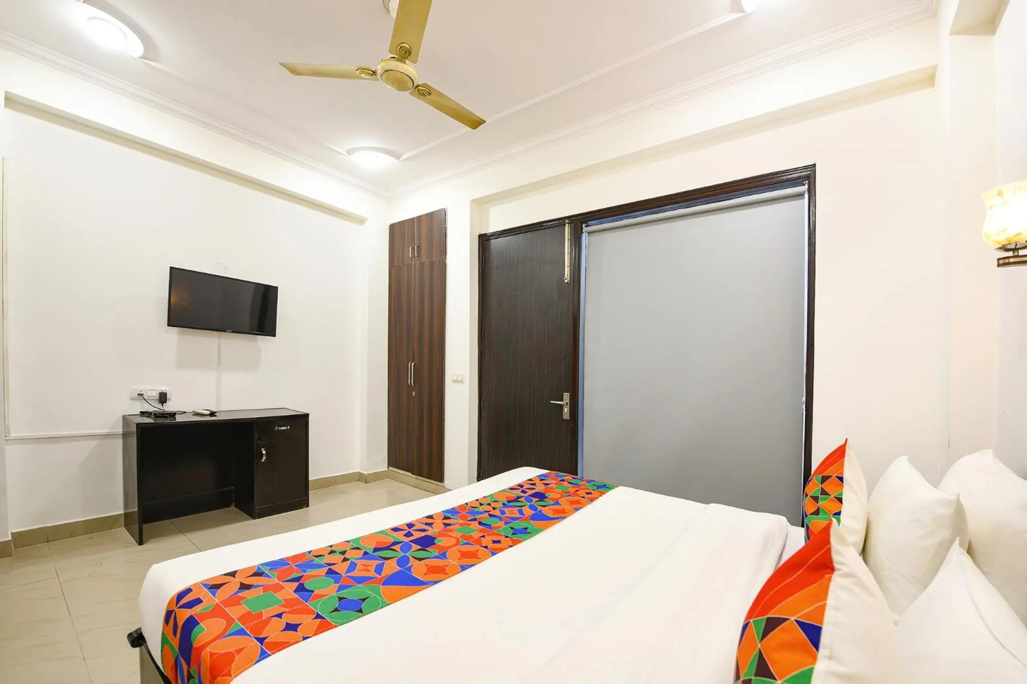 Bedroom, Bed in FabHotel Velvet Suites Near Millennium City Centre Gurugram