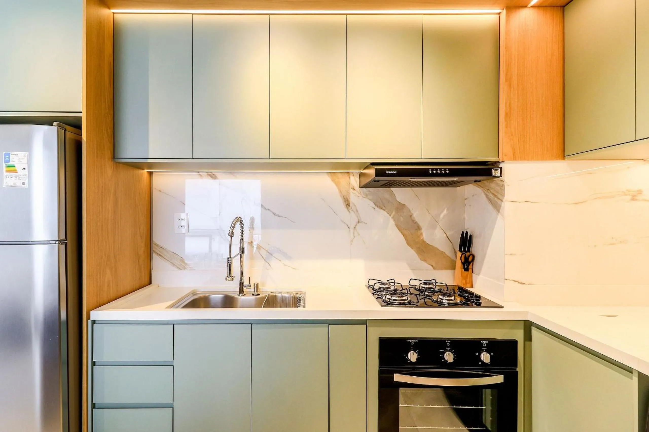 Kitchen or kitchenette in Composite Moema