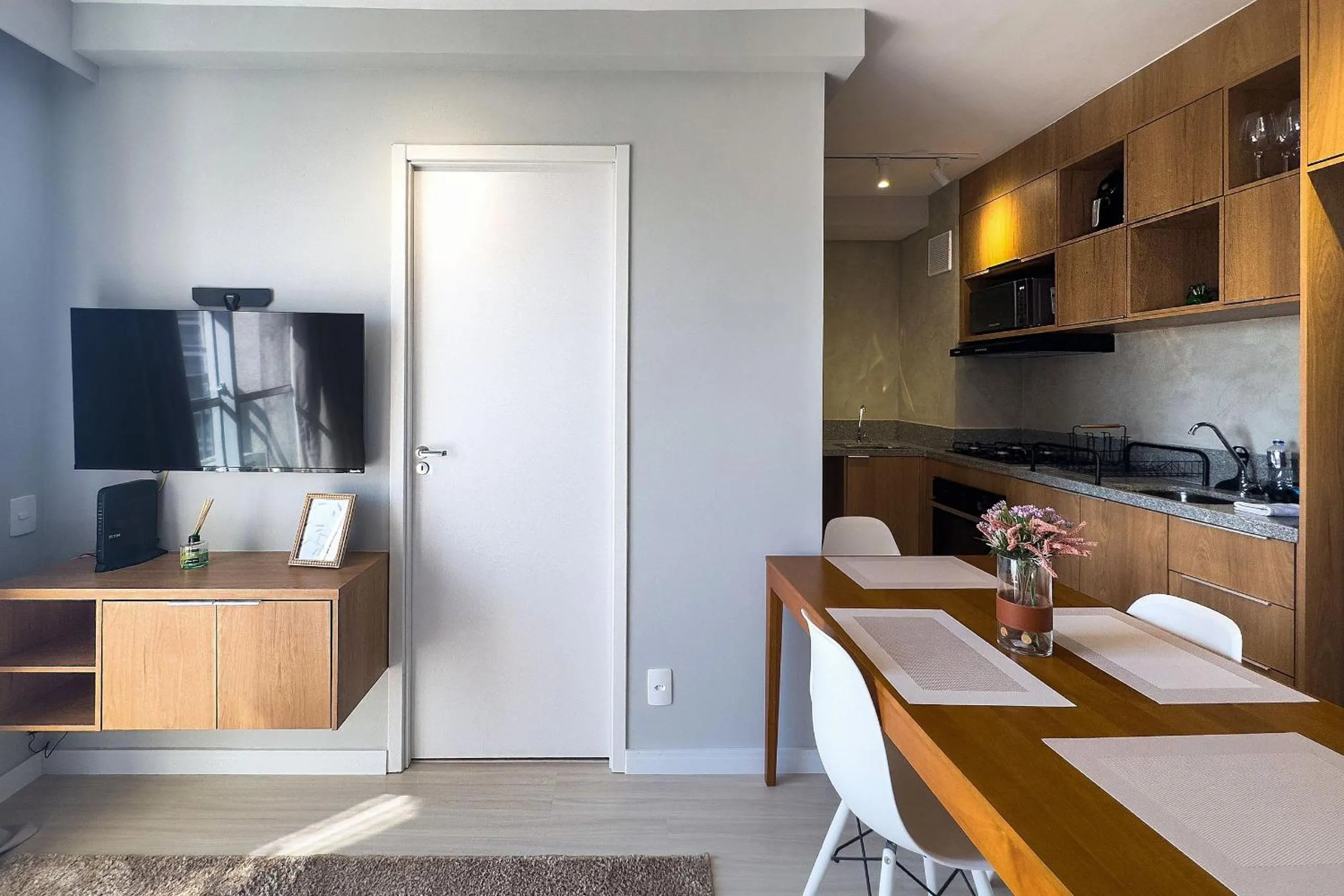 Living room in Composite Moema