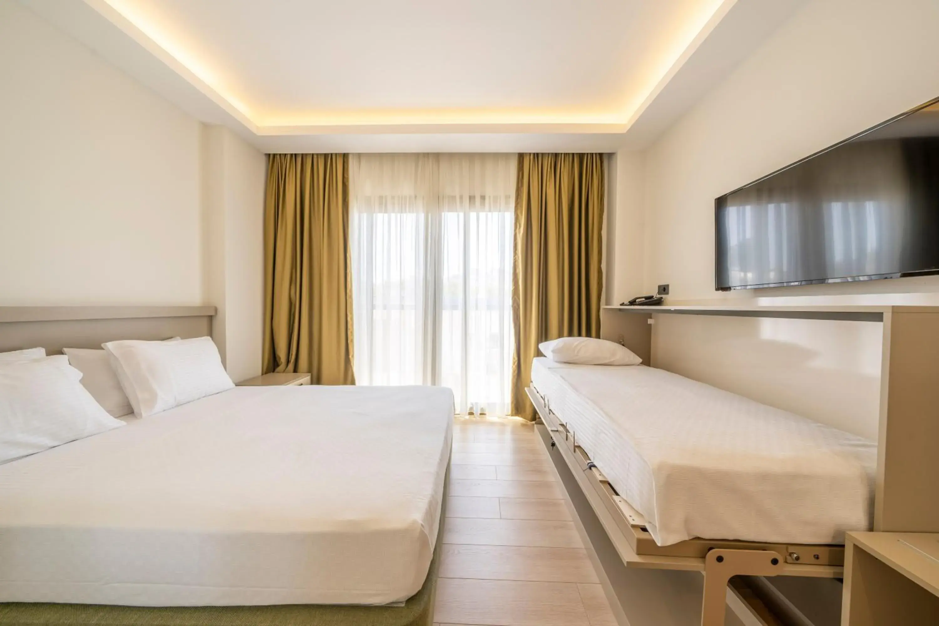 Bed in Olive Tree Hotel Bodrum Bed in Olive Tree Hotel Bodrum