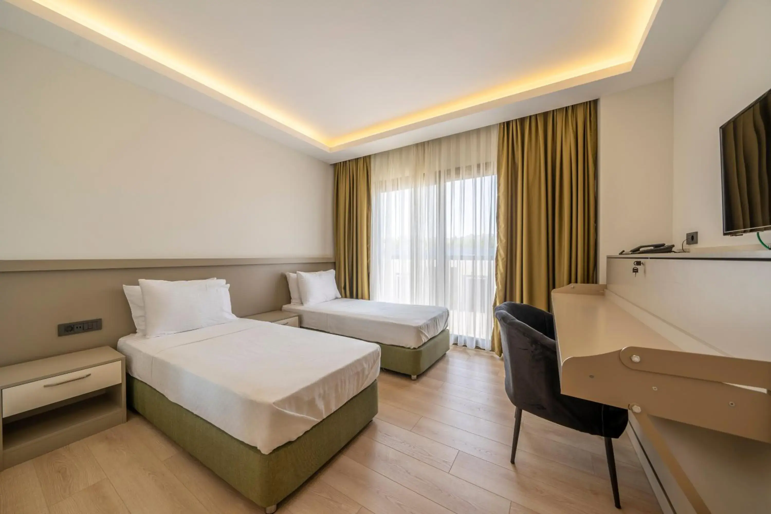 Bed in Olive Tree Hotel Bodrum Bed in Olive Tree Hotel Bodrum