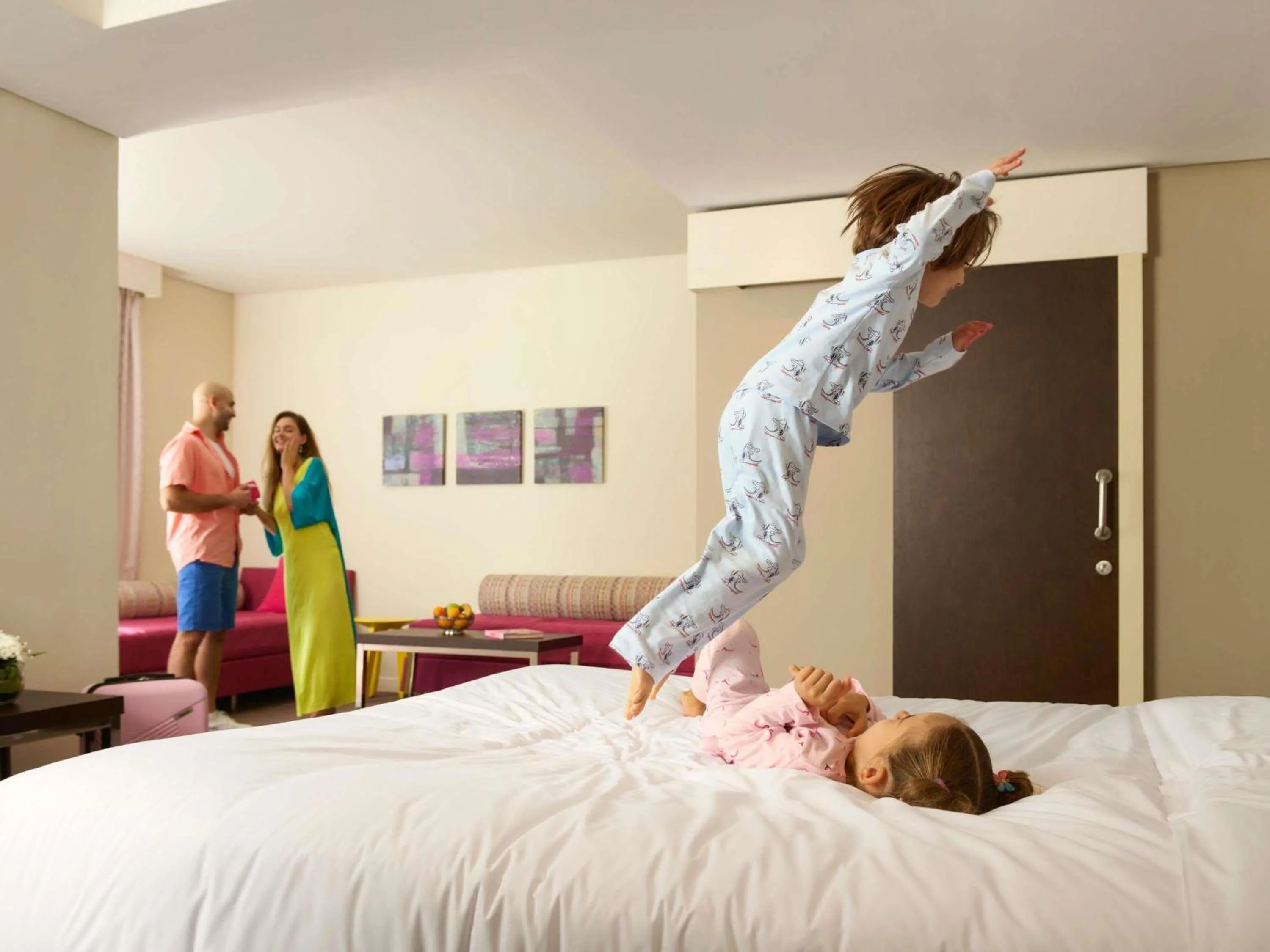 Bedroom, Bed in ibis Styles Sharjah