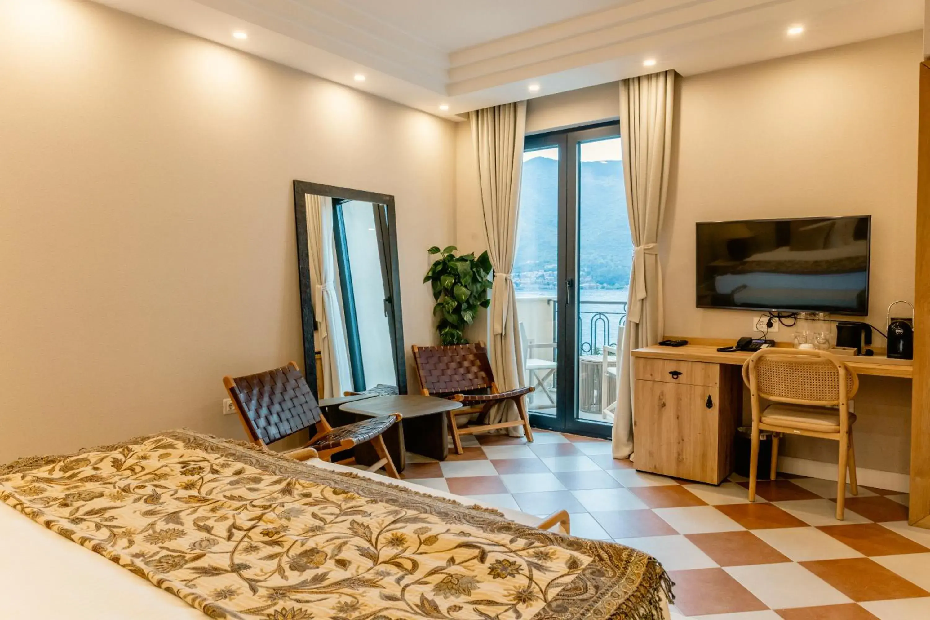 Deluxe Double Room with Balcony and Sea View in Adiya Signature Hotel - Adults only Deluxe Double Room with Balcony and Sea View in Adiya Signature Hotel - Adults only
