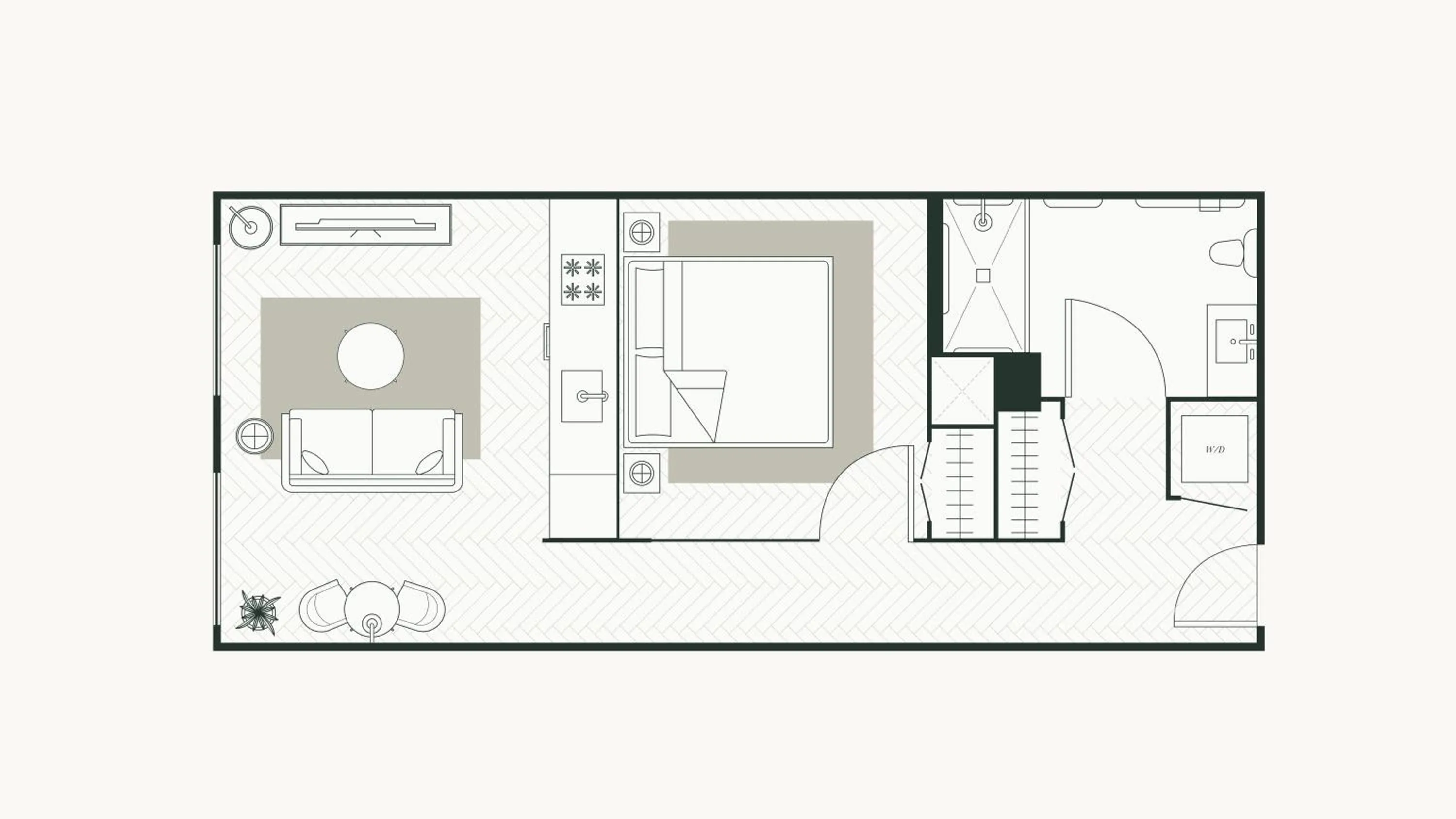 One-Bedroom Suite in The Nickel Hotel