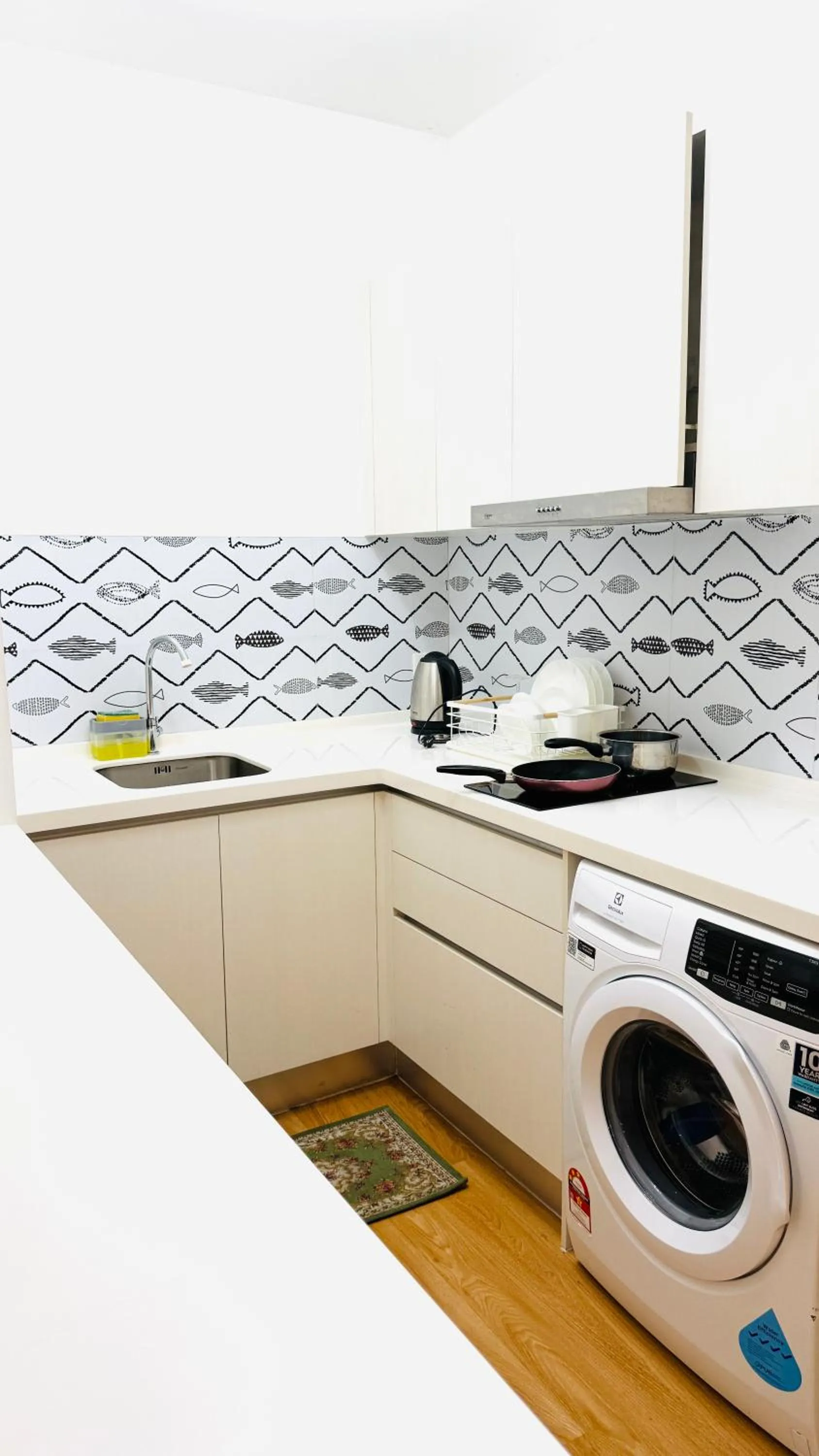 Kitchen or kitchenette in Chambers Serviced Suites Kuala Lumpur