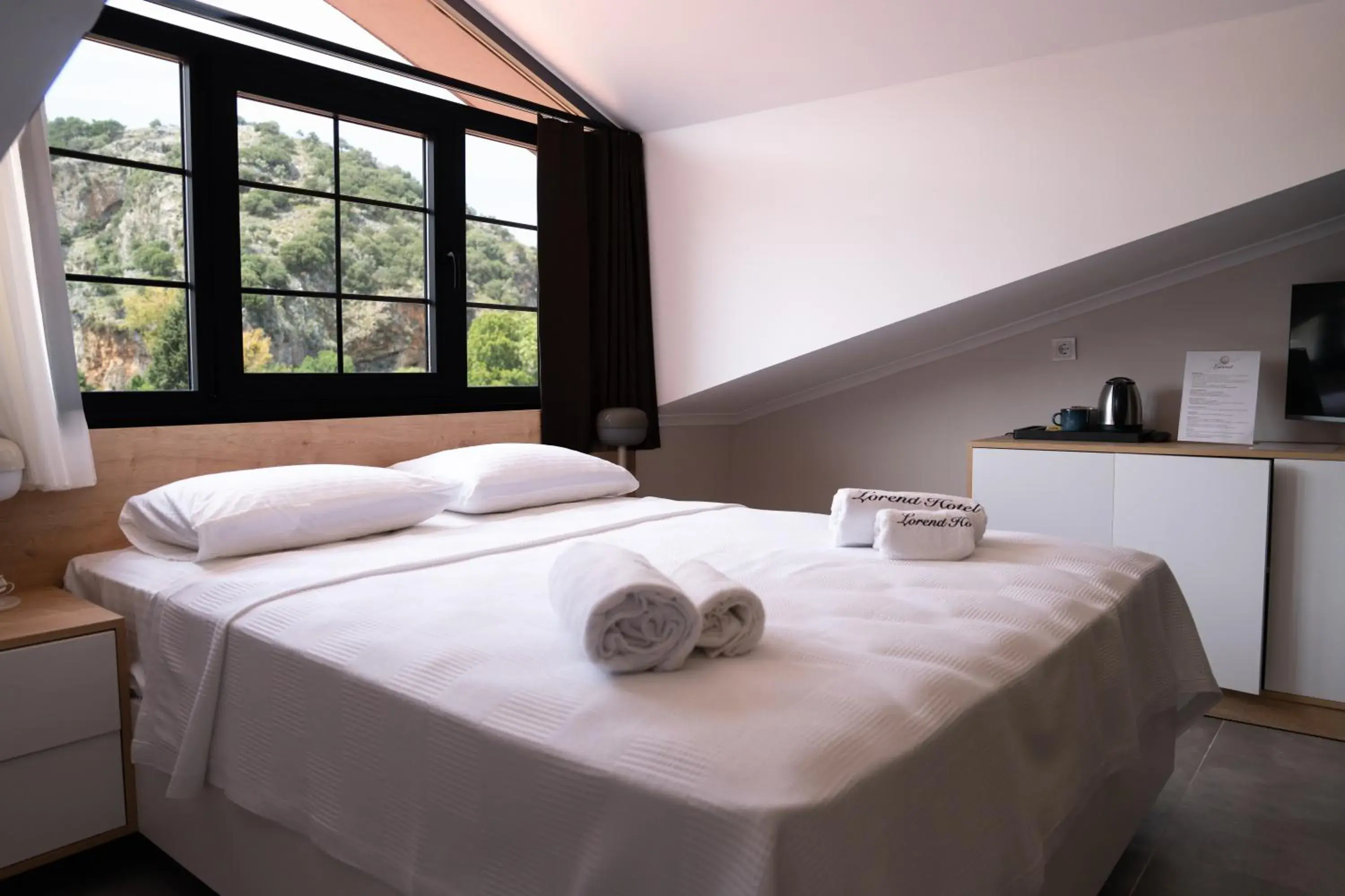 Bed in Dalyan Lorend Inn Bed in Dalyan Lorend Inn