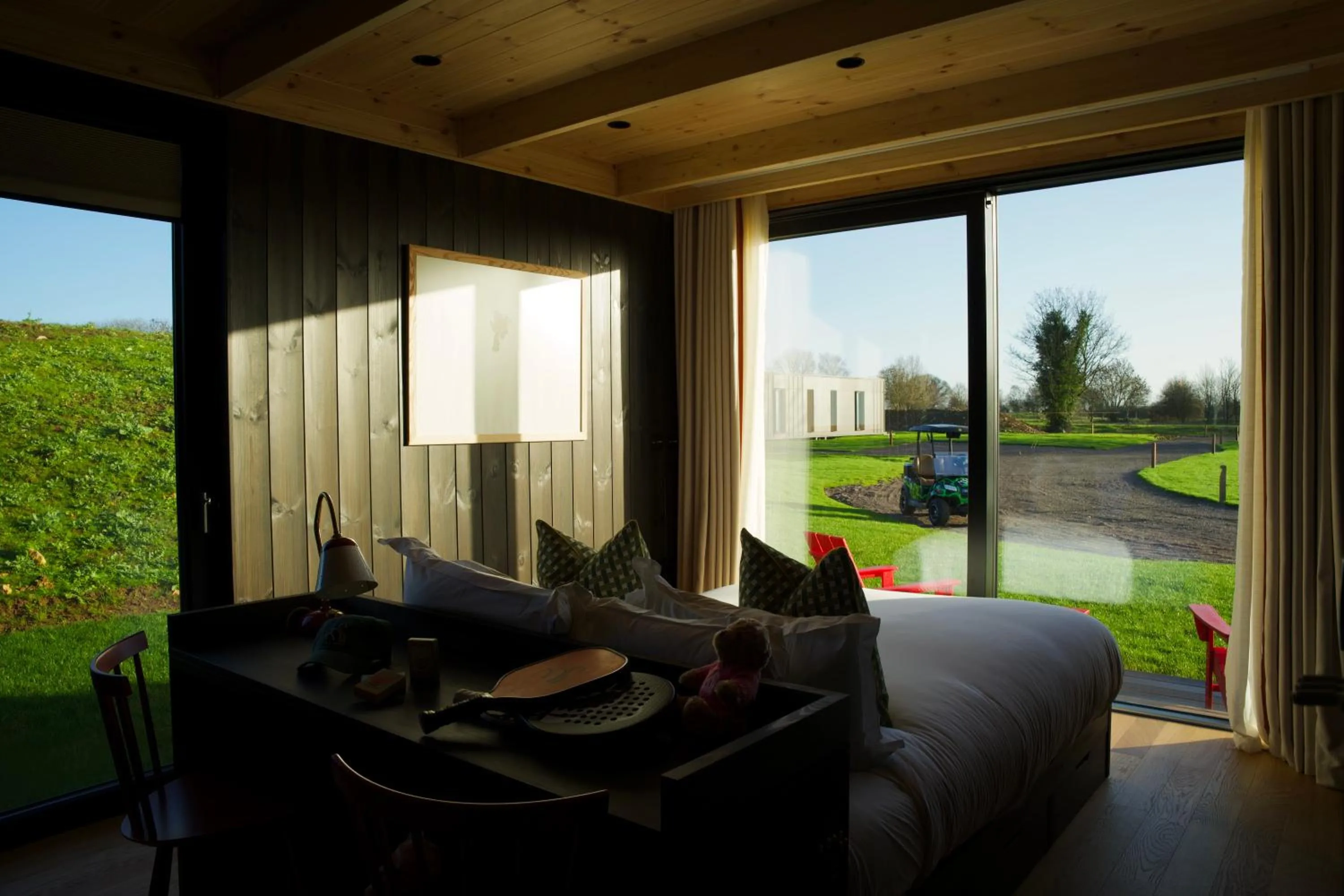 Double Room with Garden View in Mad Swans in The Mendips