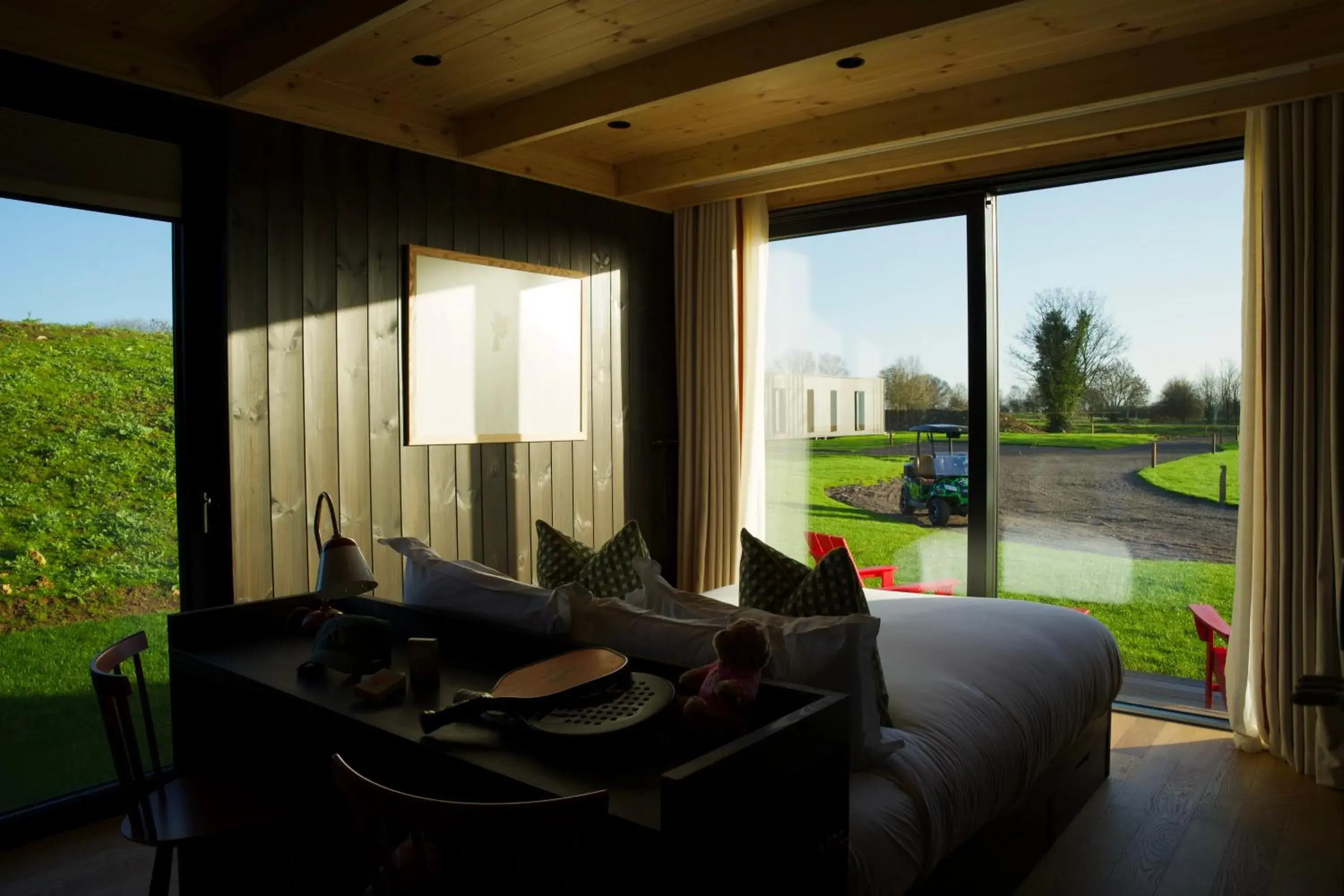 Double Room with Garden View in Mad Swans in The Mendips Double Room with Garden View in Mad Swans in The Mendips