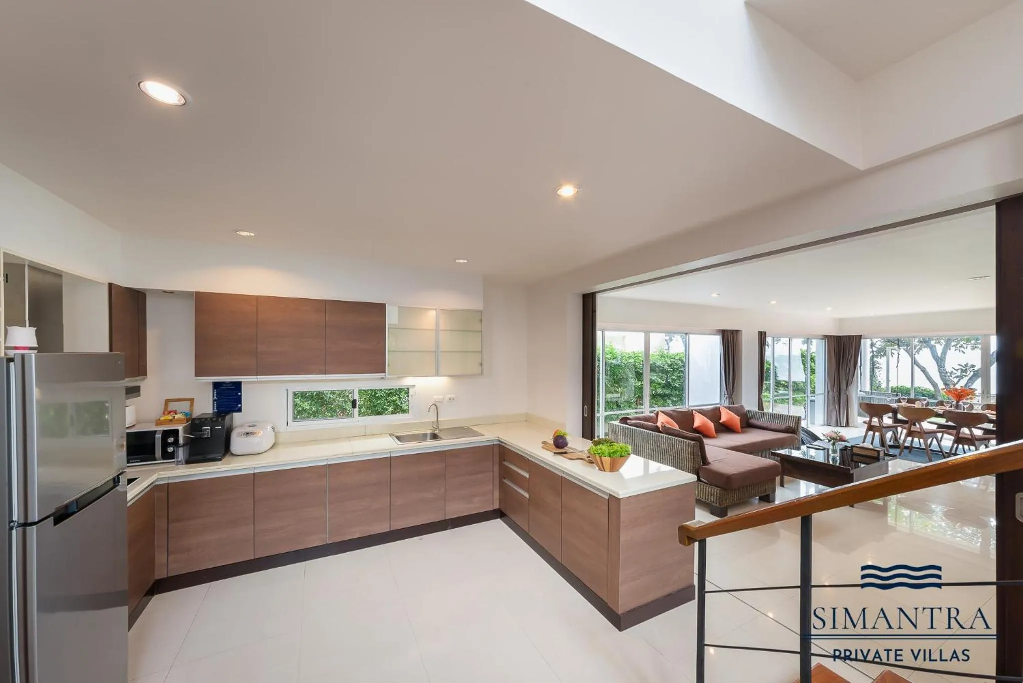 Kitchen or kitchenette in Simantra Private Villas
