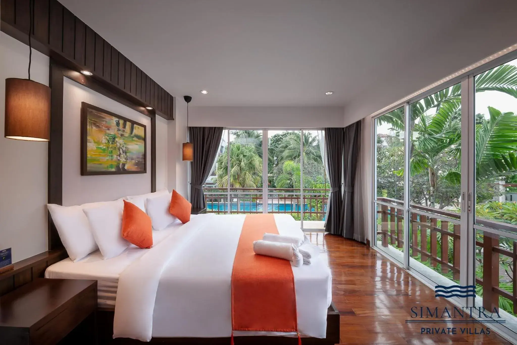 Bedroom, Bed in Simantra Private Villas Bedroom, Bed in Simantra Private Villas