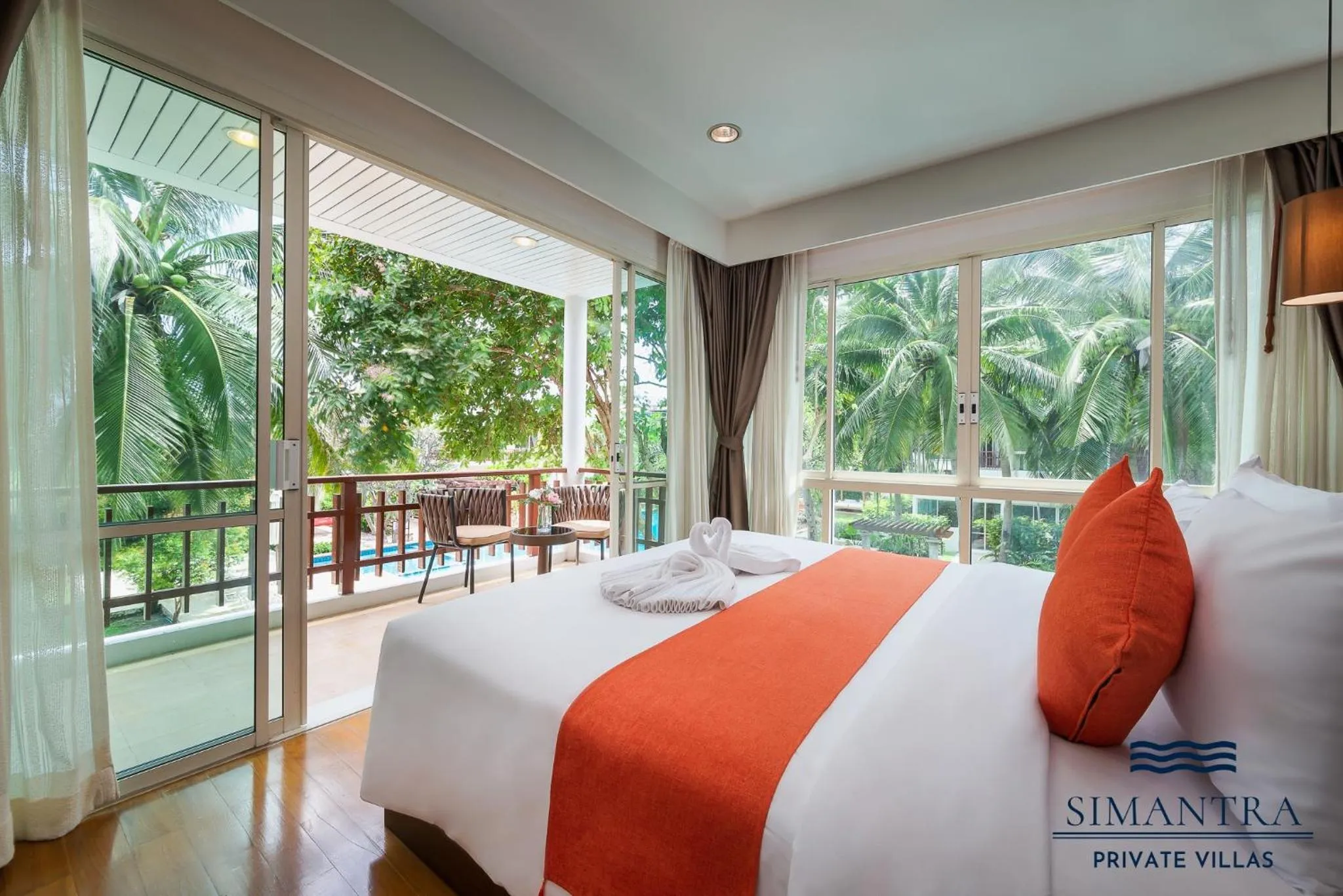 Bedroom, Bed in Simantra Private Villas