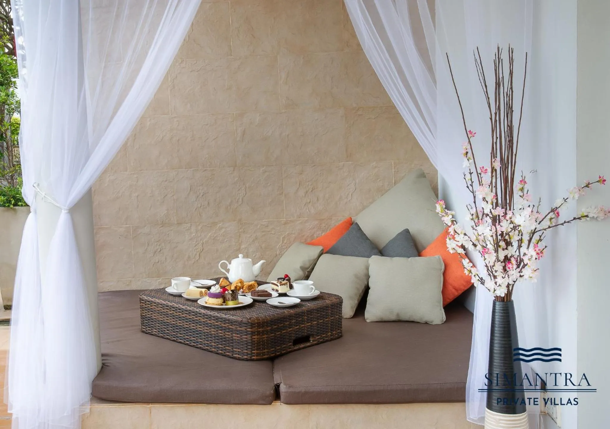 Patio in Simantra Private Villas