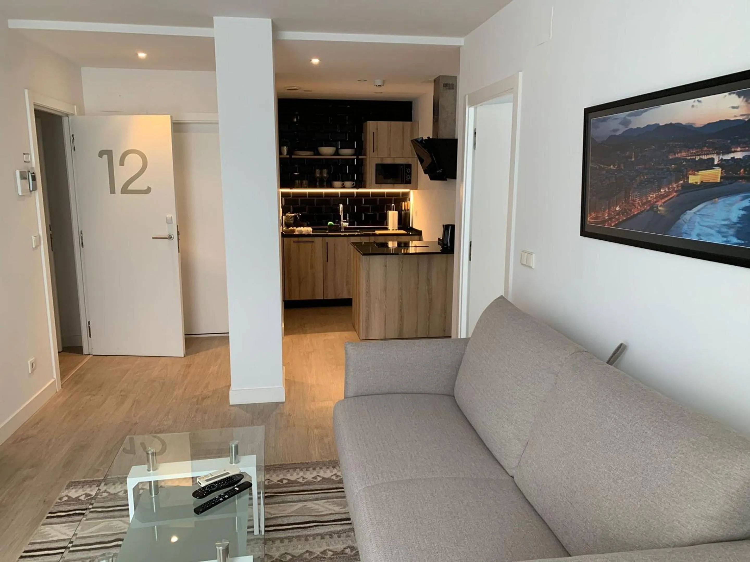 Kitchen or kitchenette in Pensión Sarriegi