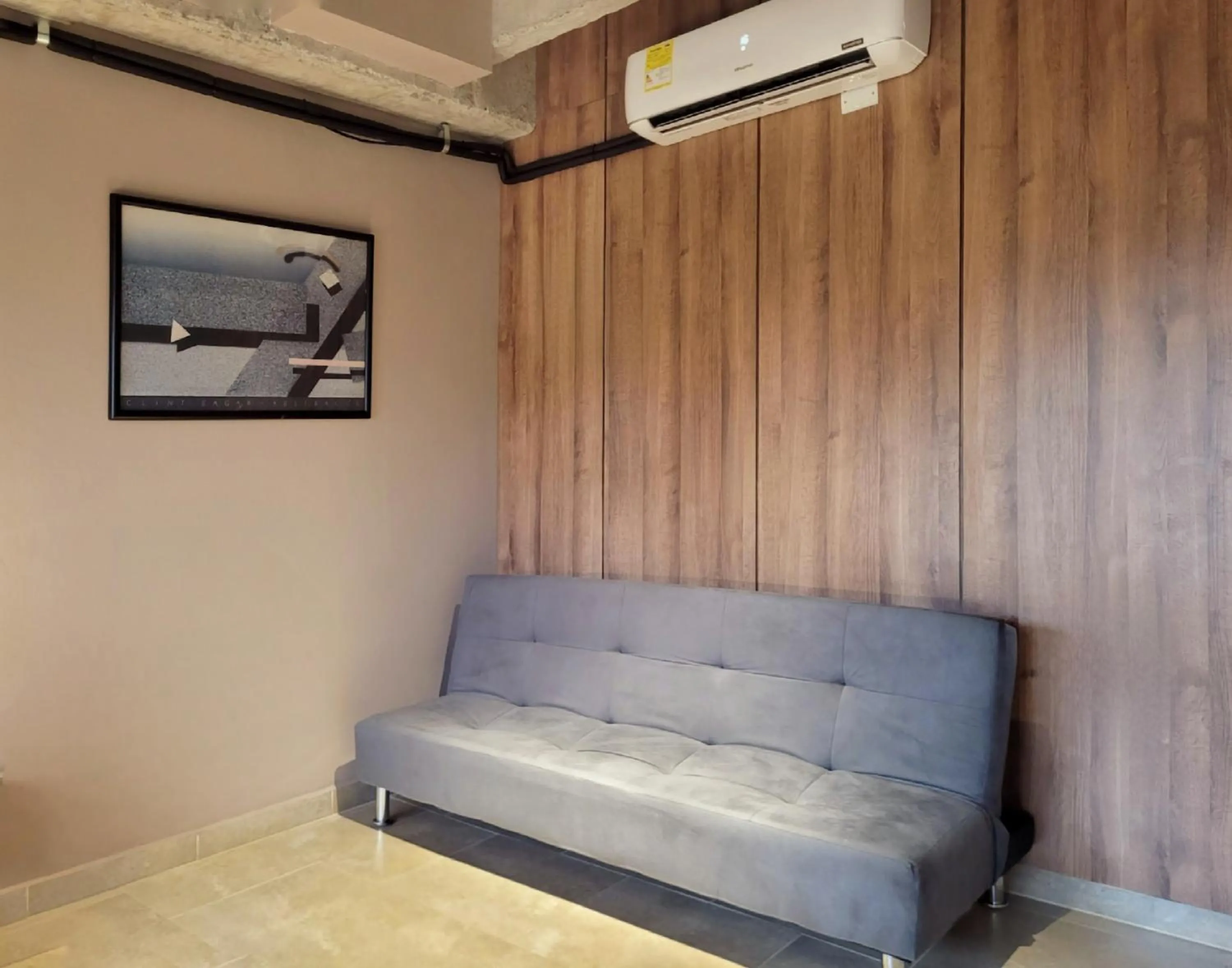 Living room in The Hub by Wynwood House