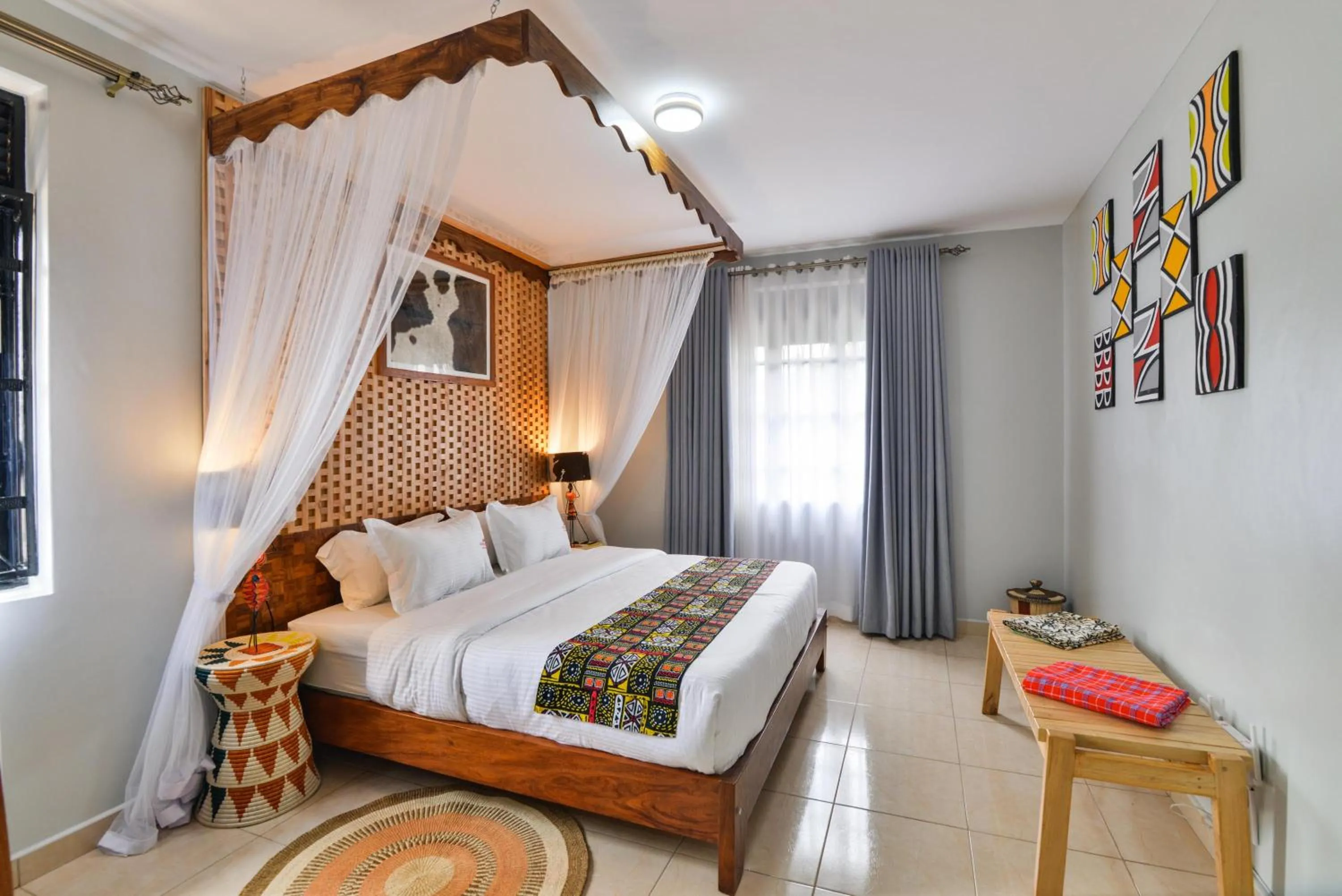 Bed in Aqueduct 1359 Hotel Apartments