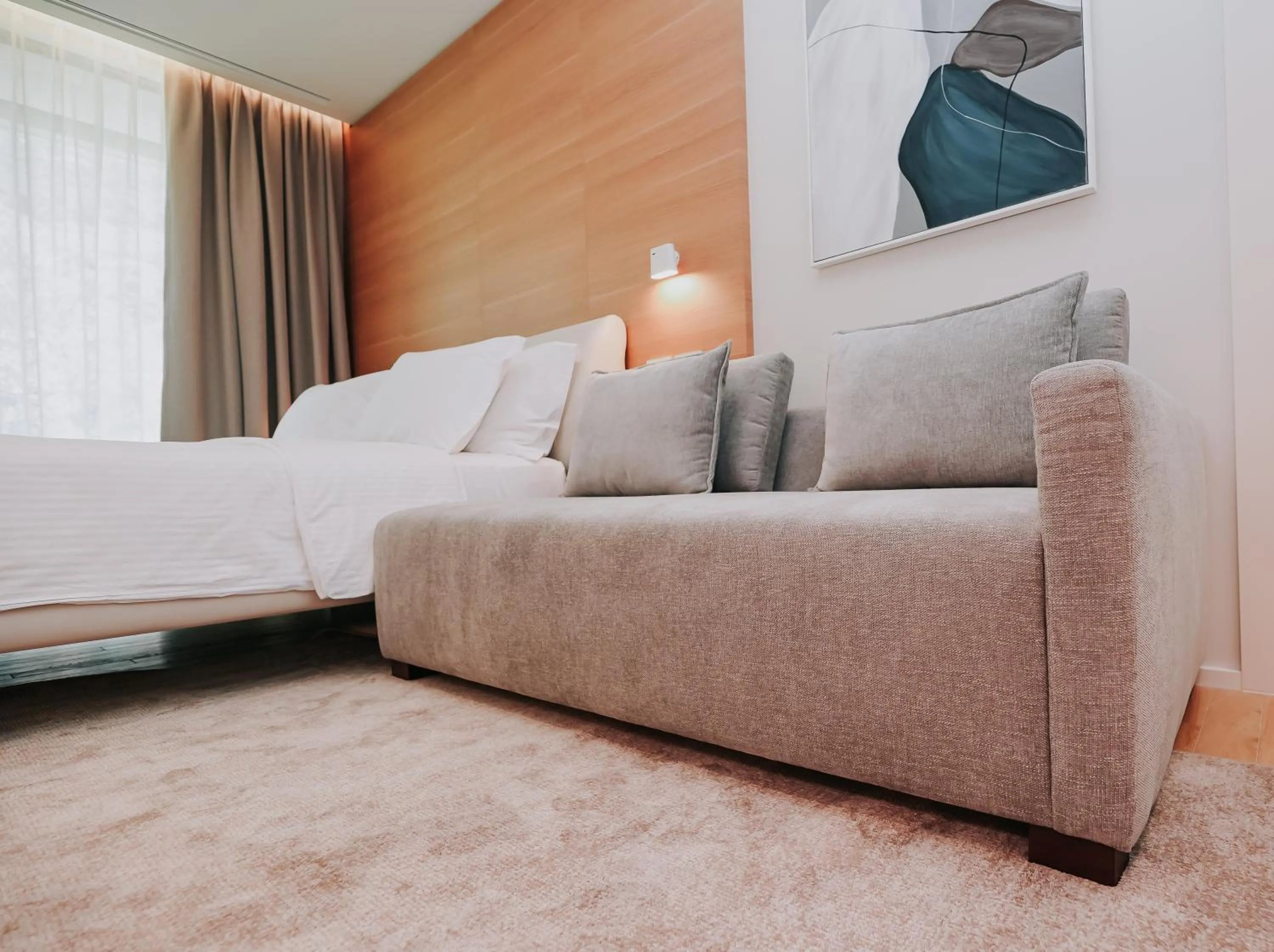 Seating area, Bed in Magnus Hotel & SPA