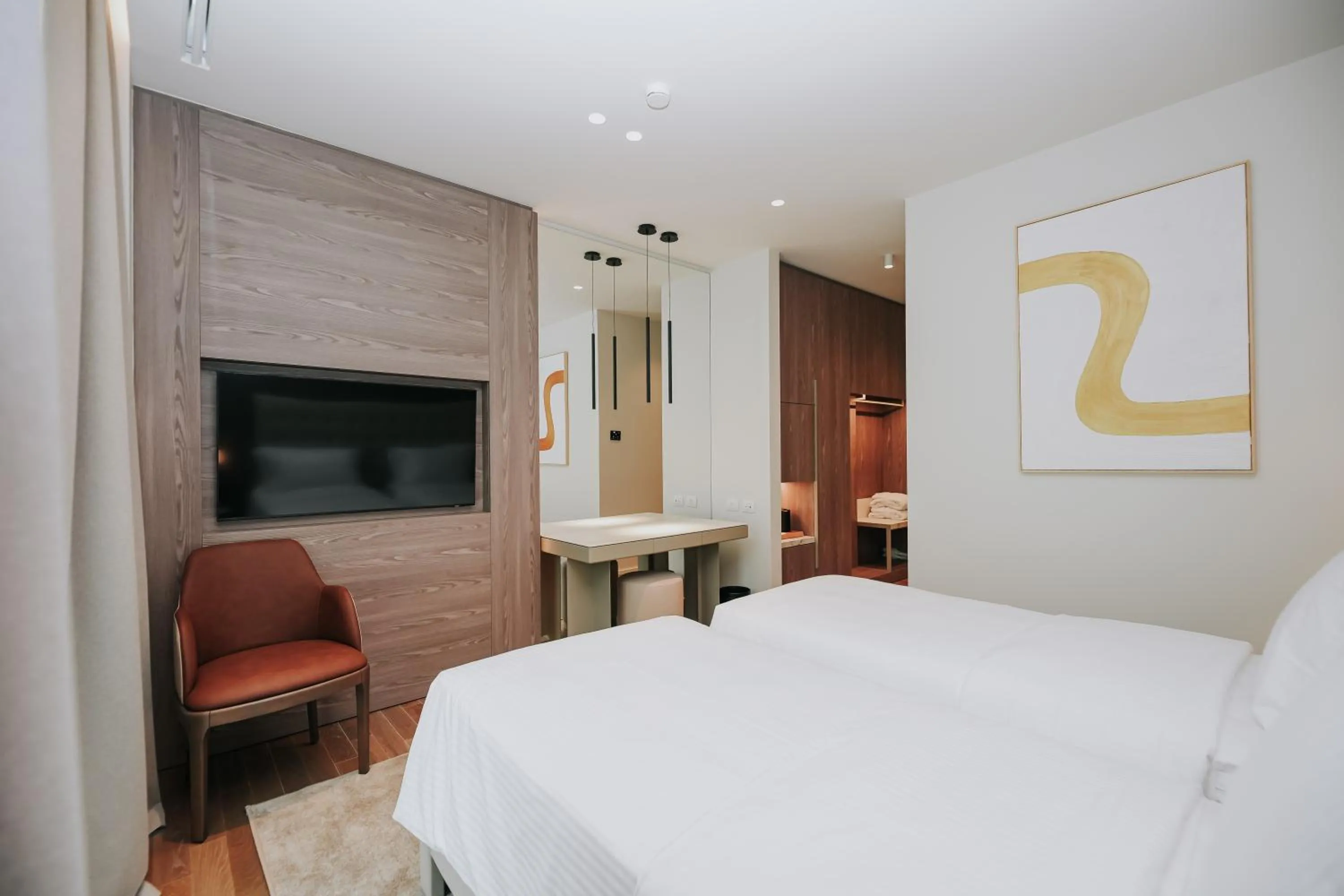 Bed in Magnus Hotel & SPA