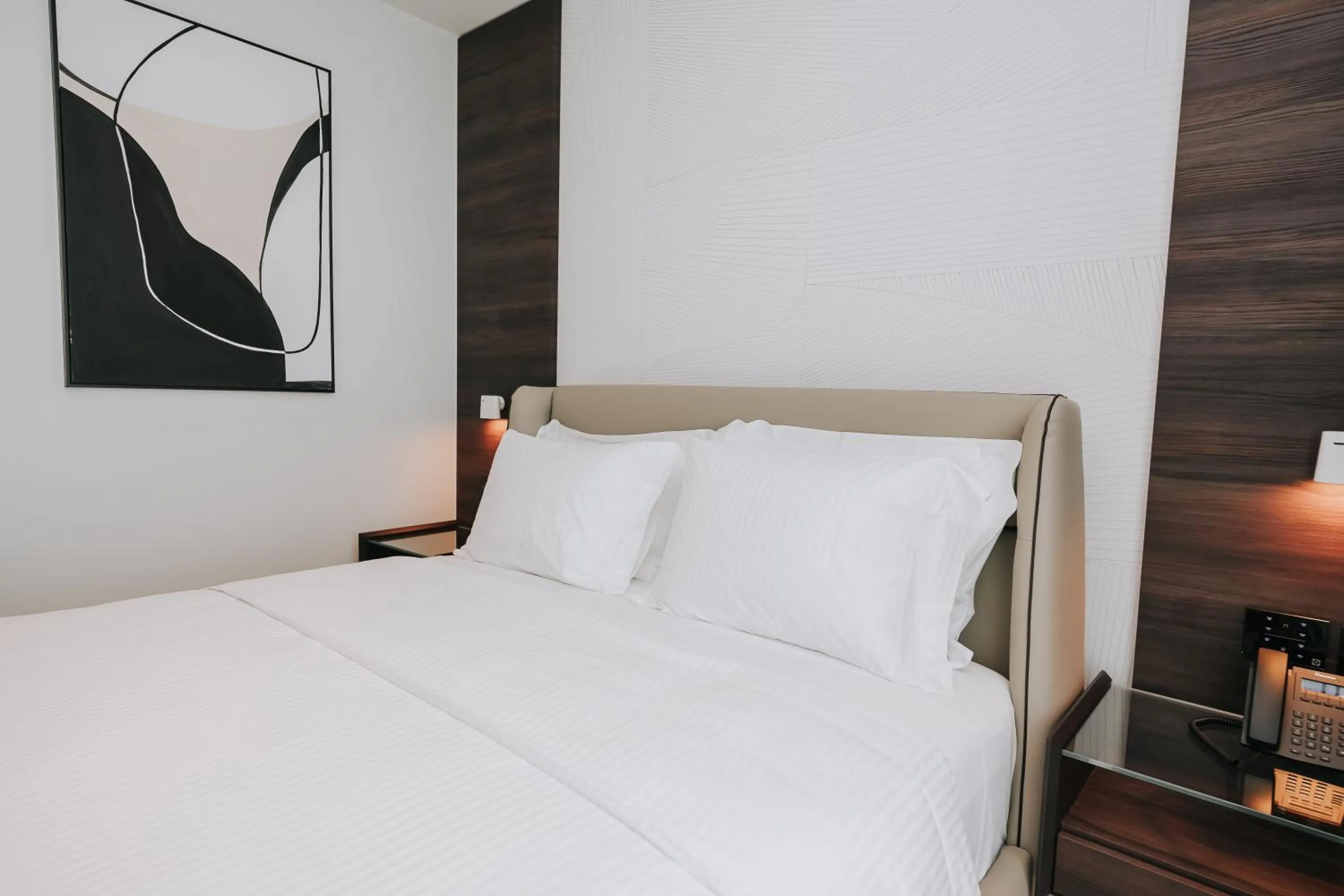 Bed in Magnus Hotel & SPA