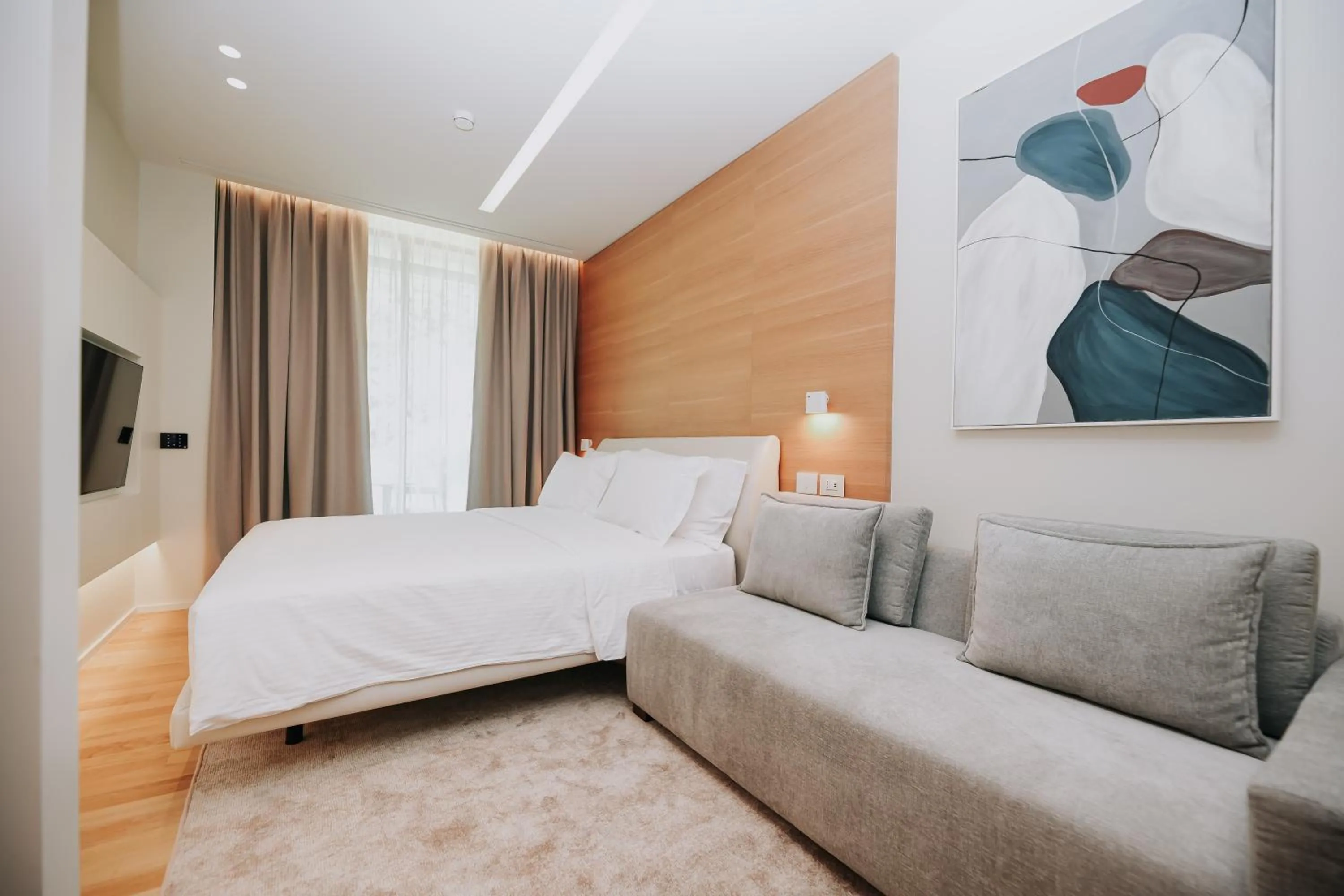 Bed in Magnus Hotel & SPA