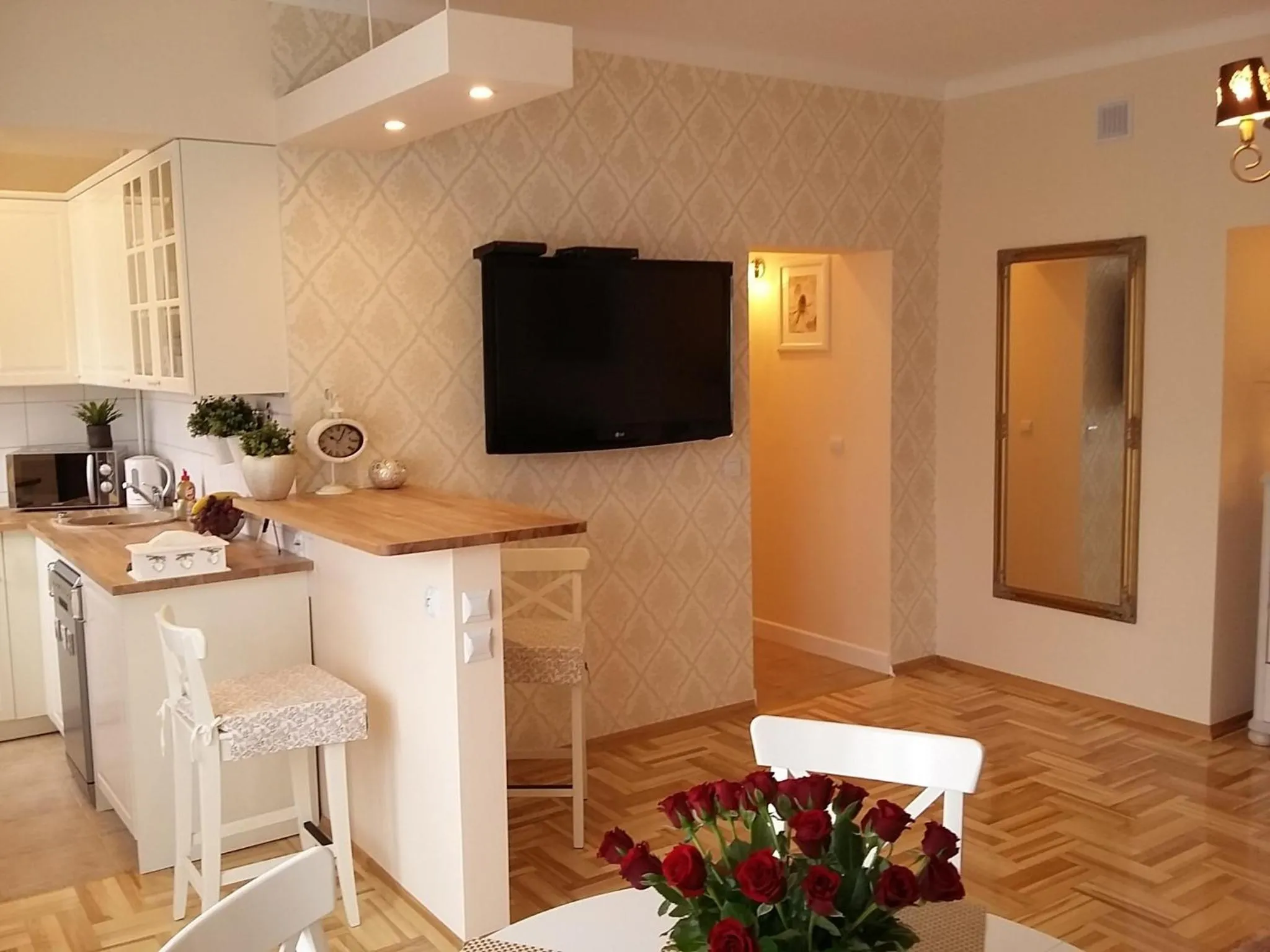 TV and multimedia in Warsaw Kredytowa Apartment