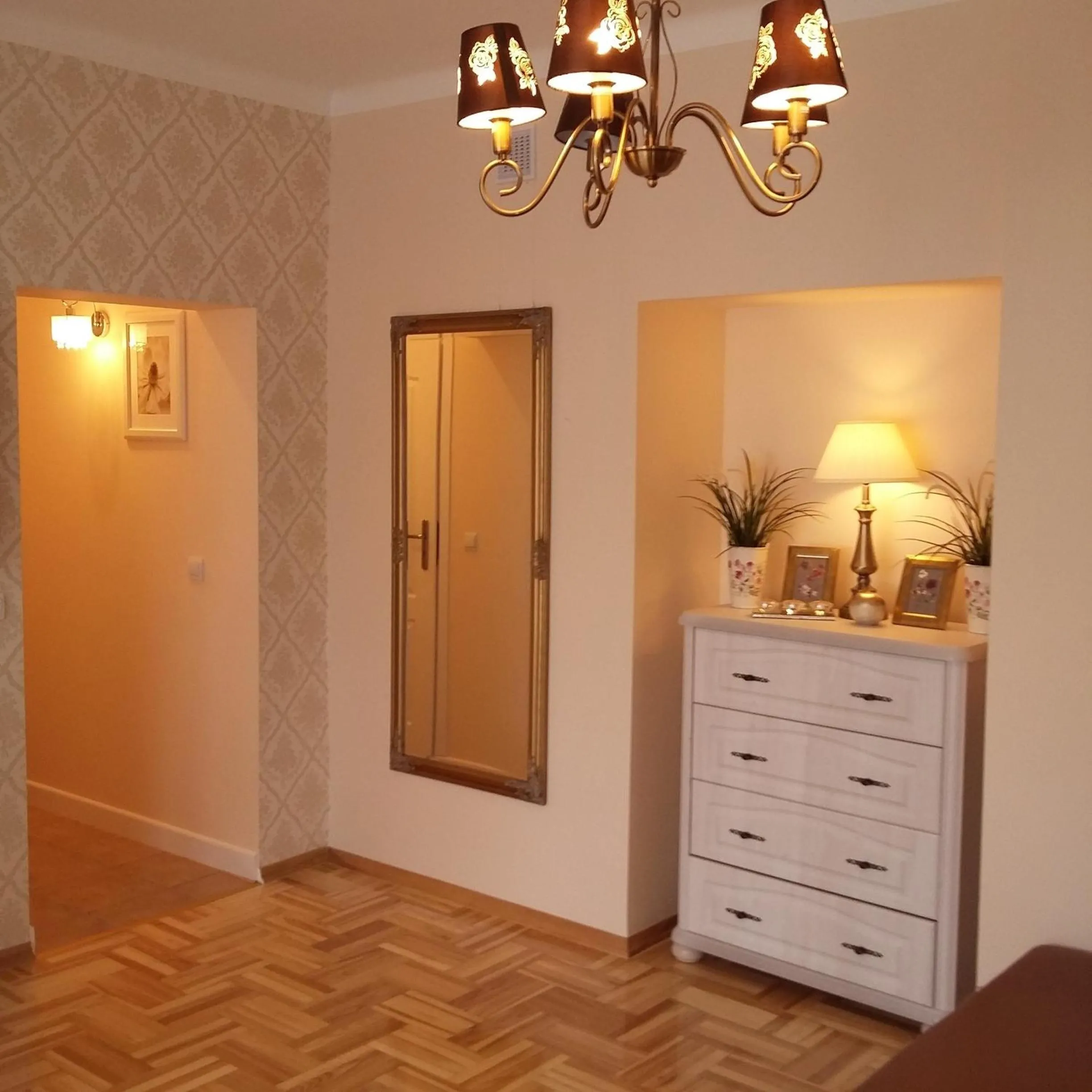 Decorative detail in Warsaw Kredytowa Apartment