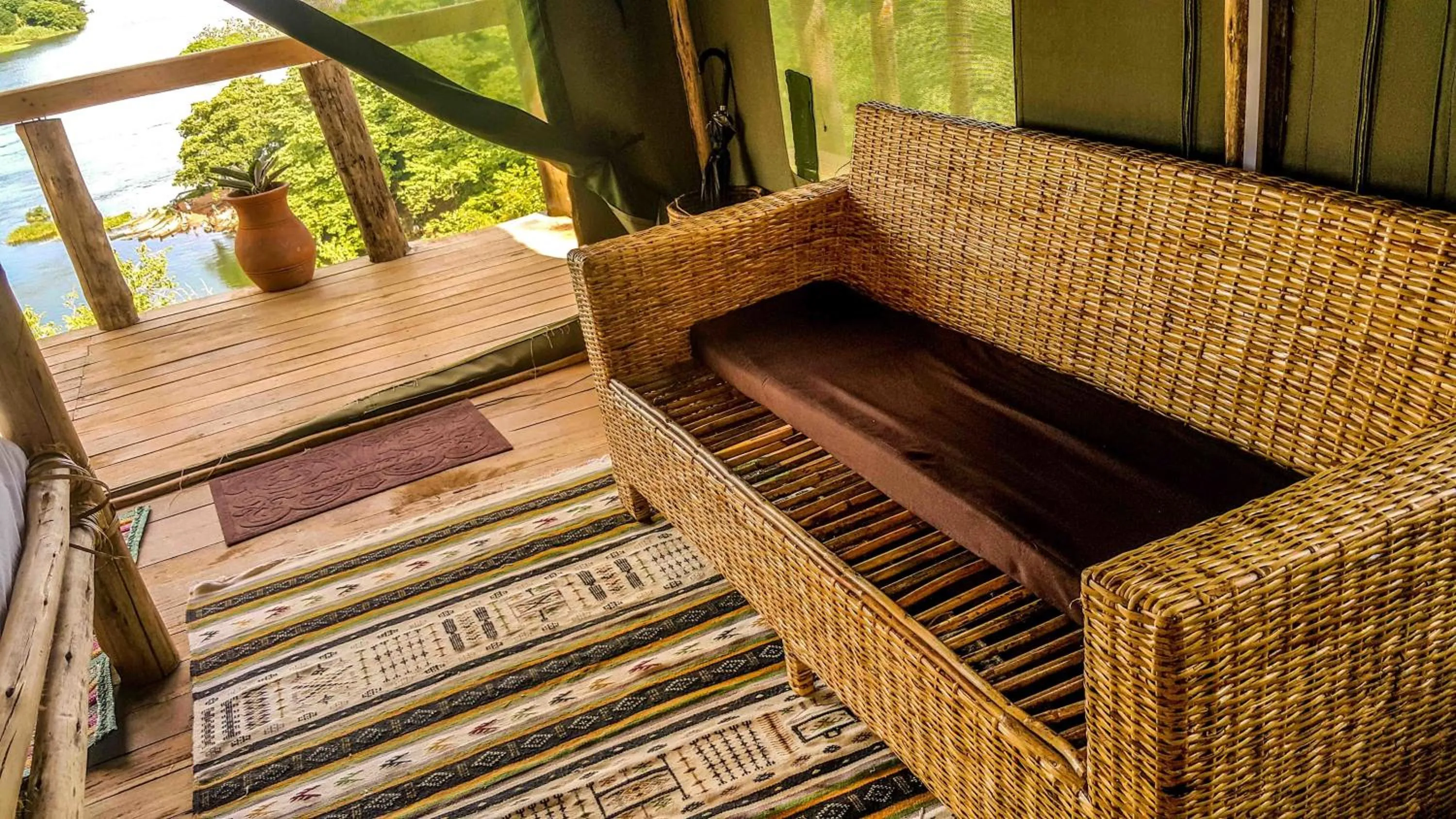 Living room in Living Waters Resort