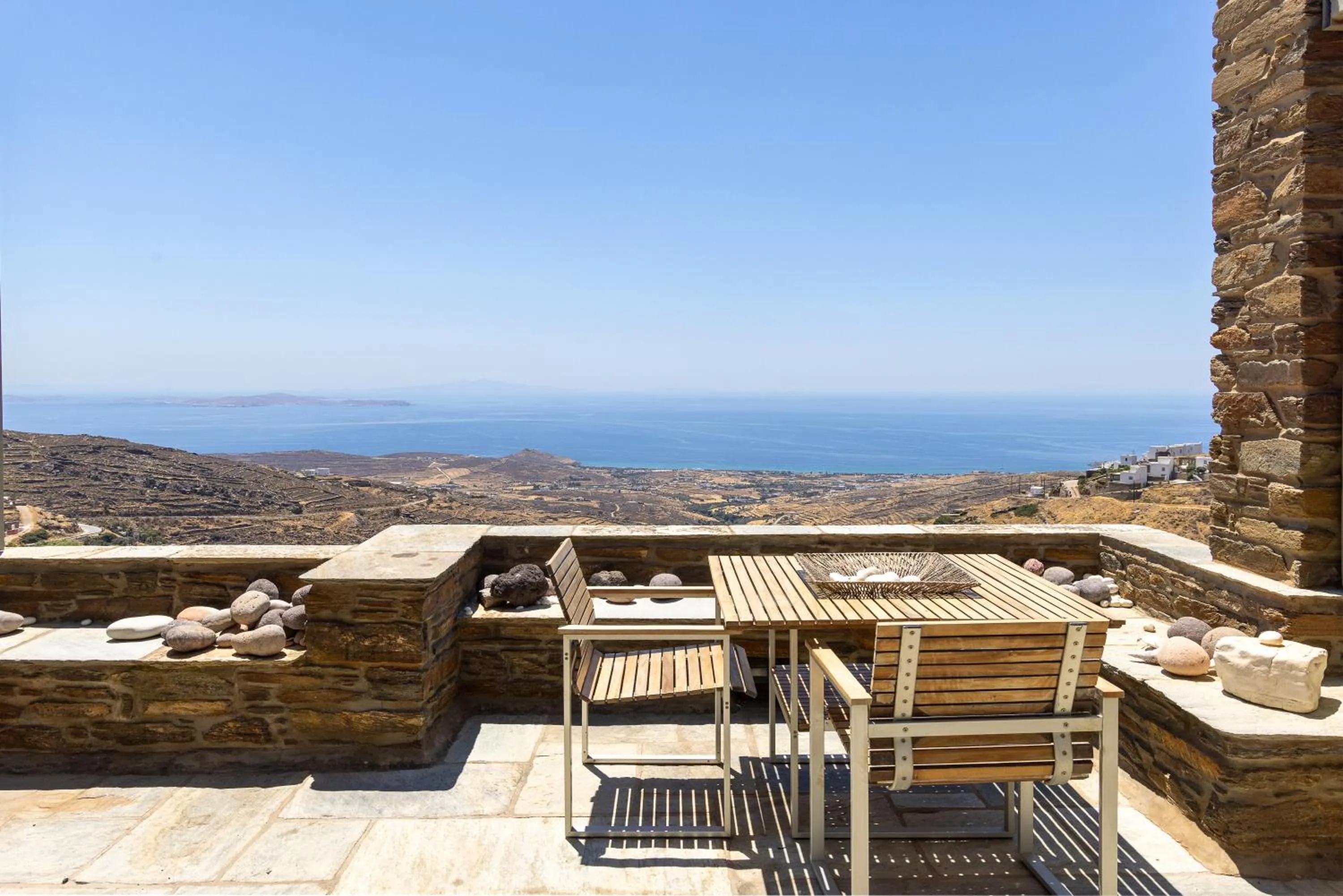 Balcony/Terrace in Aeolis Tinos Suites