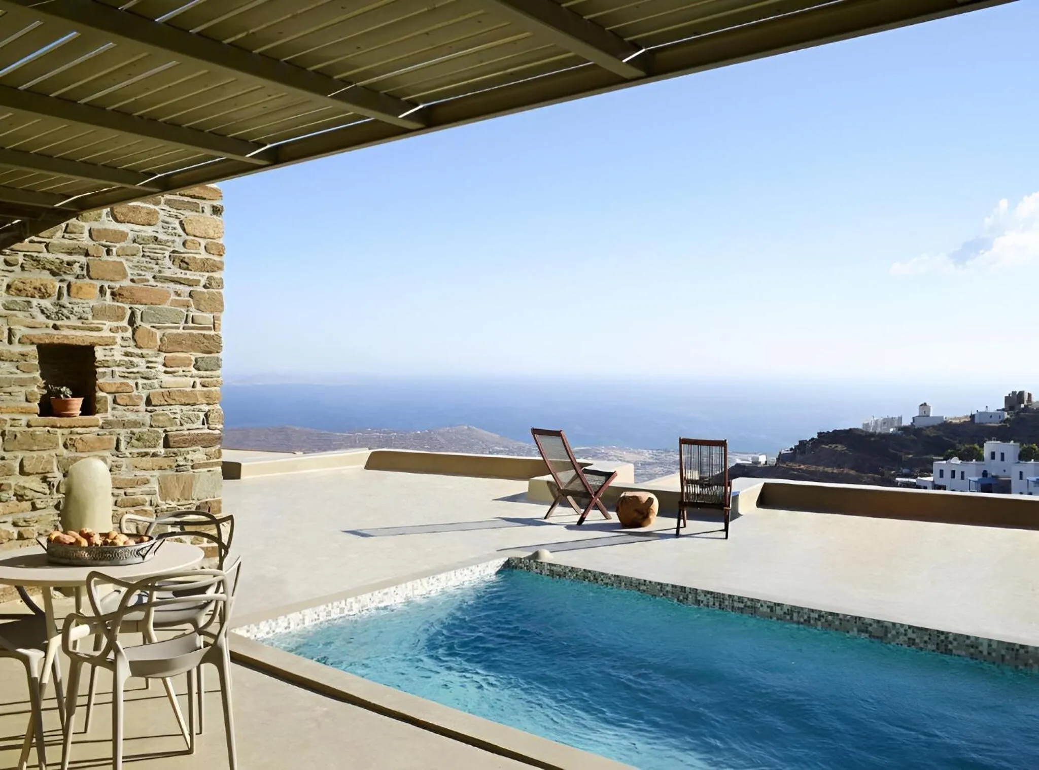 Sea view in Aeolis Tinos Suites