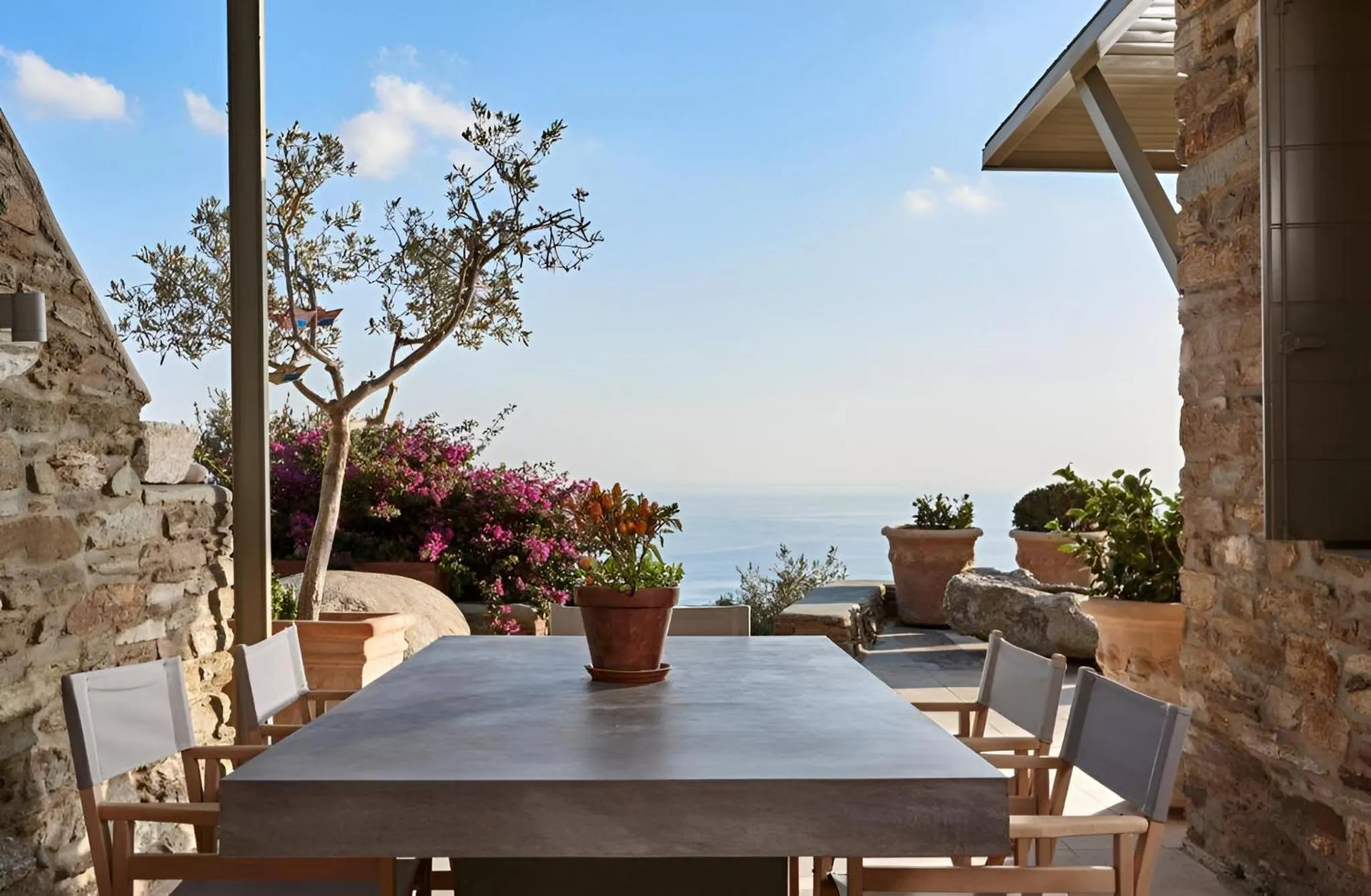 Balcony/Terrace in Aeolis Tinos Suites