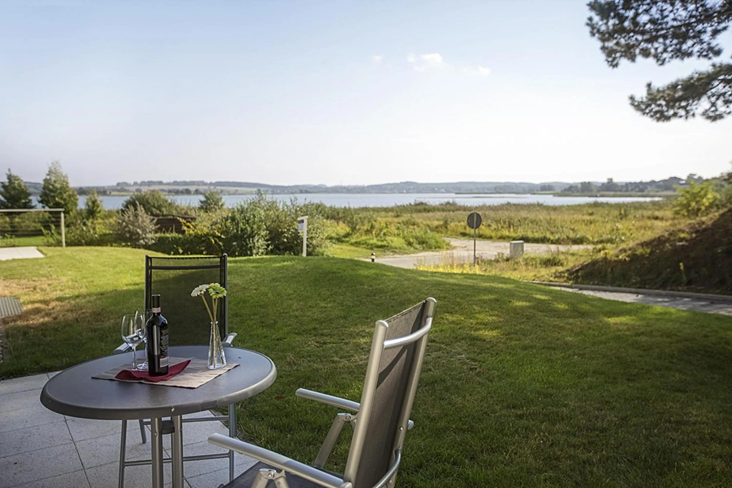 Balcony/Terrace in Residenz am Balmer See - BS 03 mit Wellnessbereich