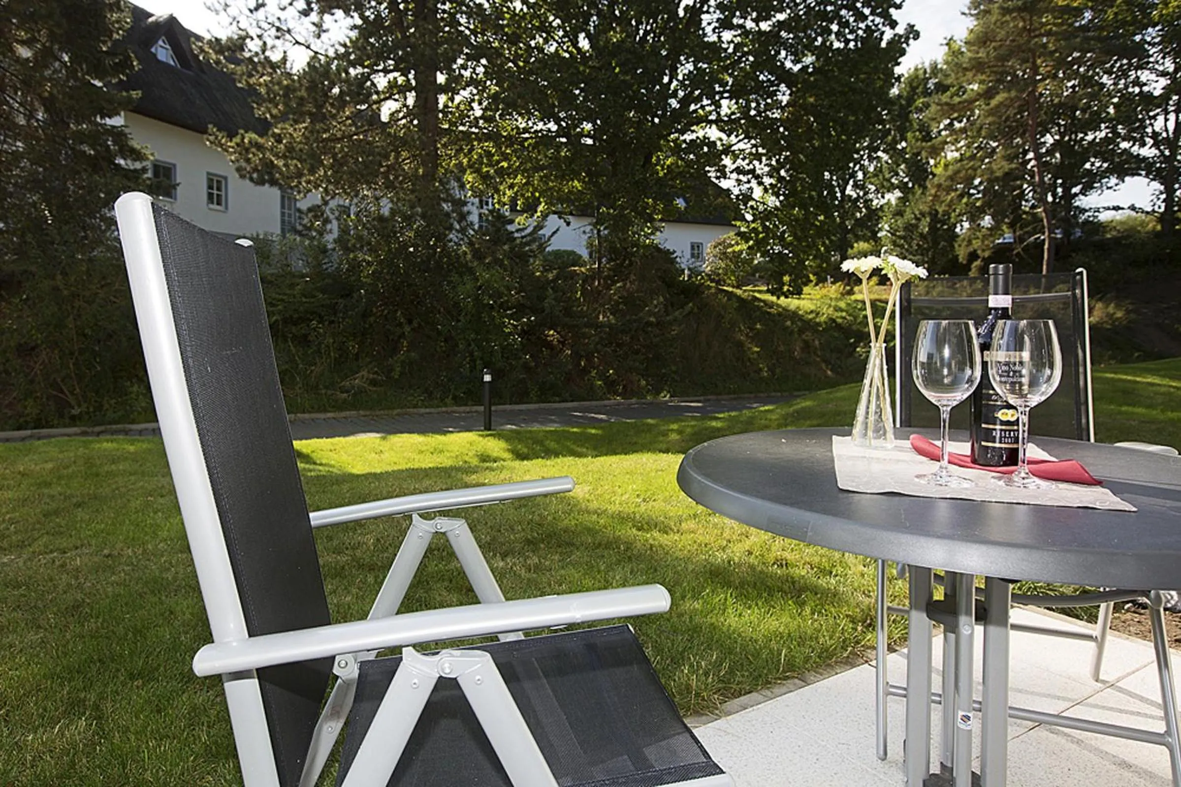Balcony/Terrace in Residenz am Balmer See - BS 03 mit Wellnessbereich