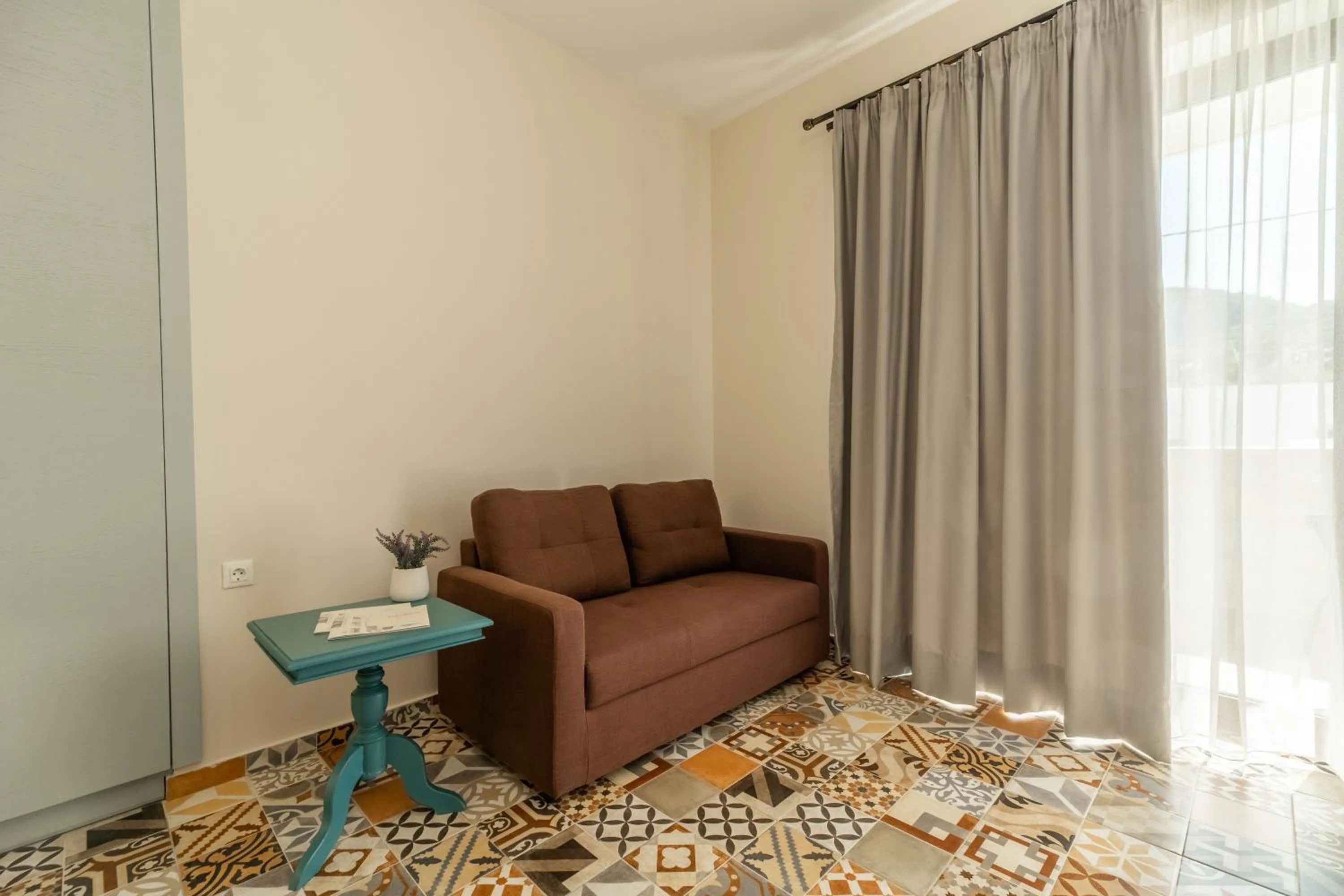 Seating area in Altirina Studios